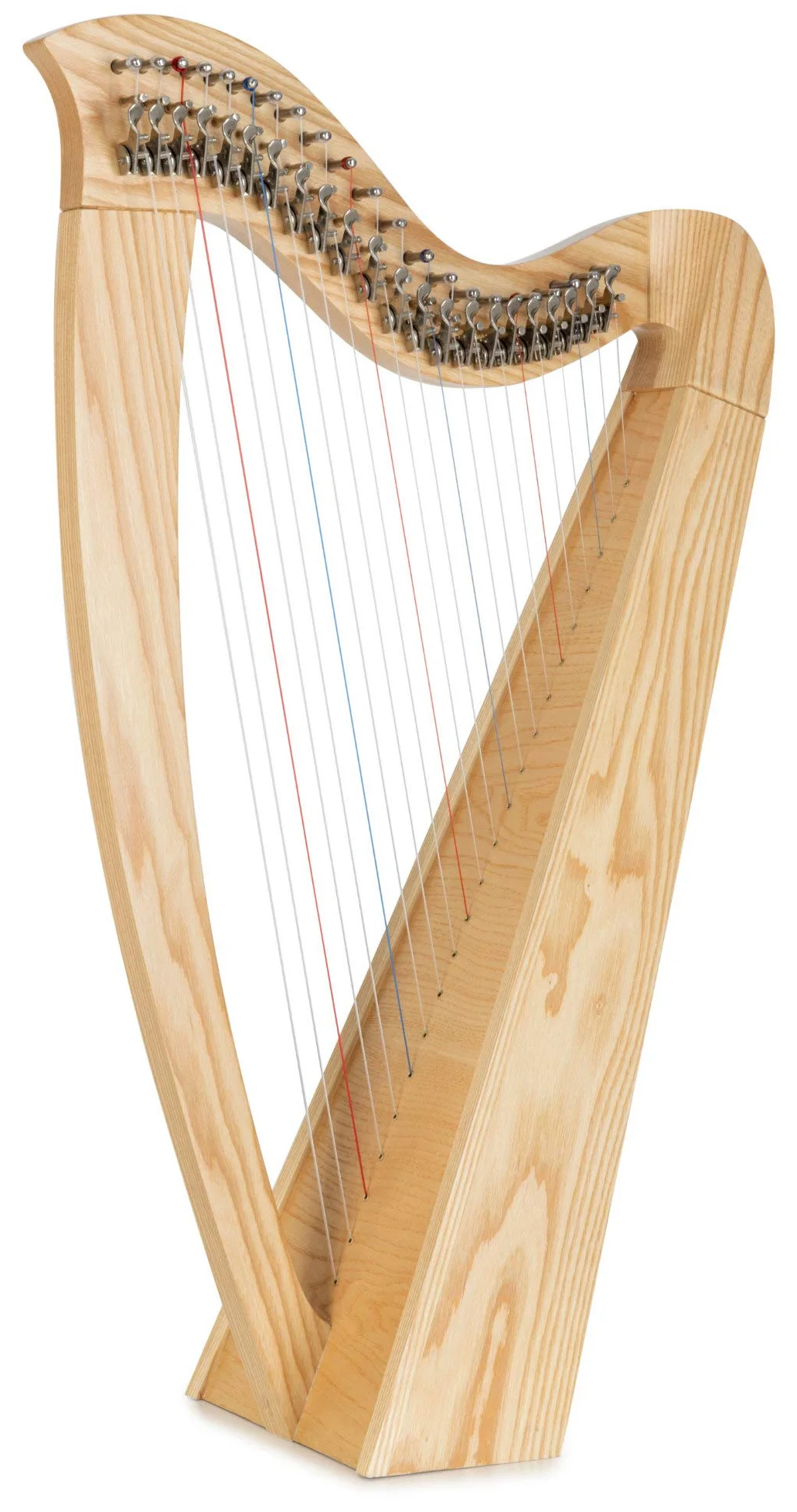 Classic Cantabile H-22 Arpa Celtica 22 corde in Mi bemolle maggiore, meccanica a semitoni, legno di frassino, inclusa borsa e 2 chiavi, altezza 83,5 cm.