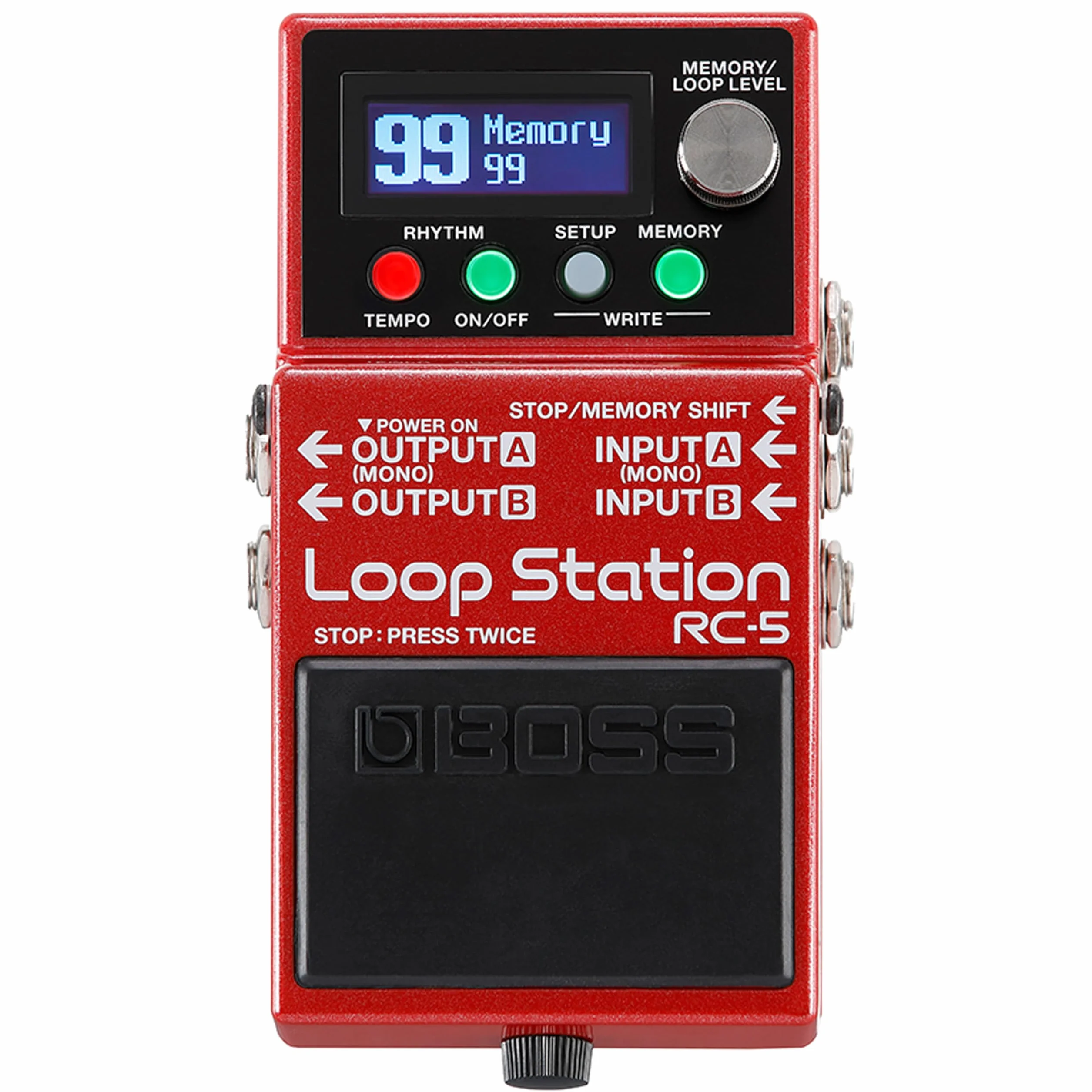 Boss RC-5 Effetto a Pedale Looper 1 Traccia per Chitarra