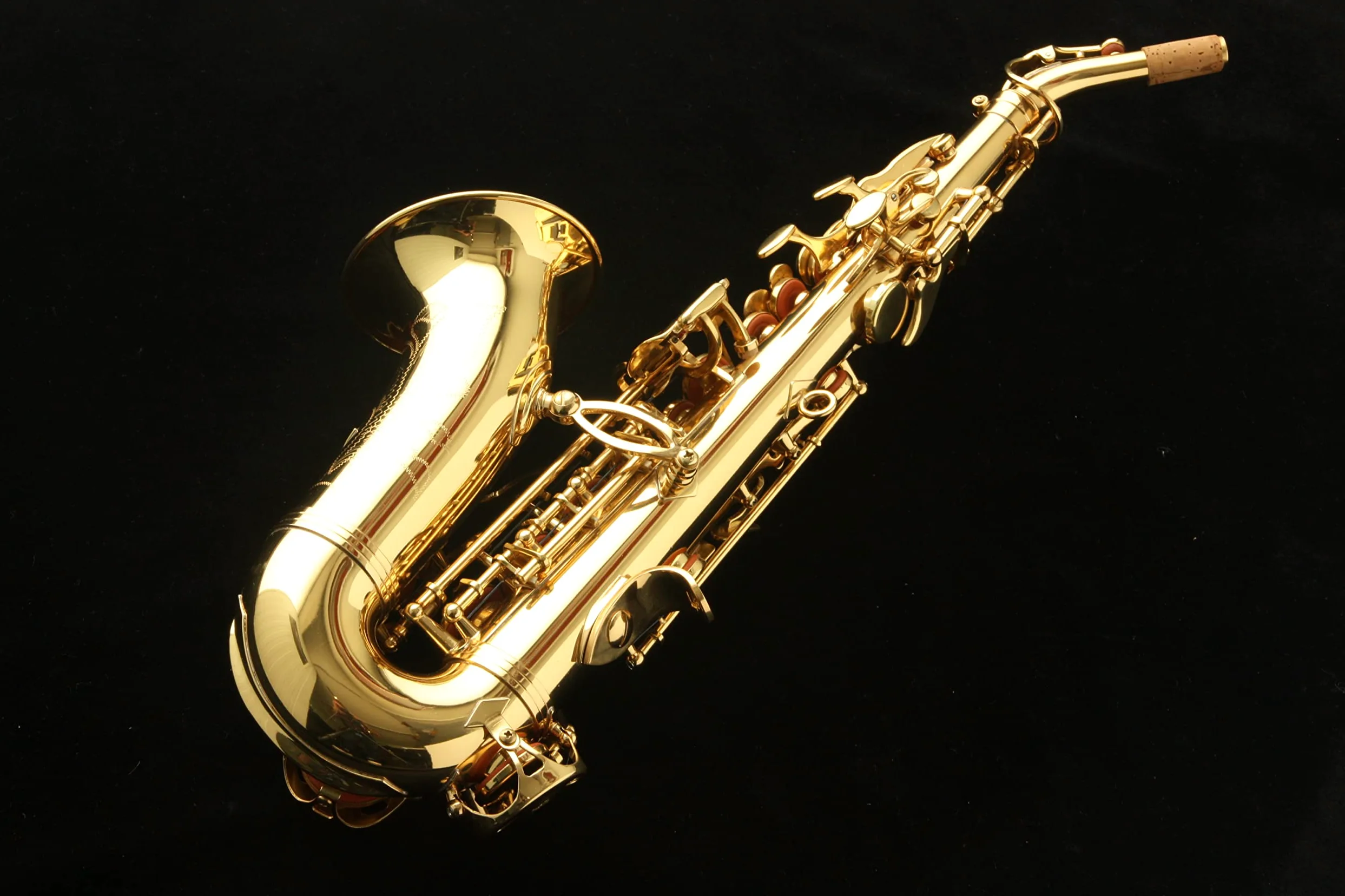 Saxo soprano Curvo Harlem SSC-310 Nuovo! Con astuccio leggero
