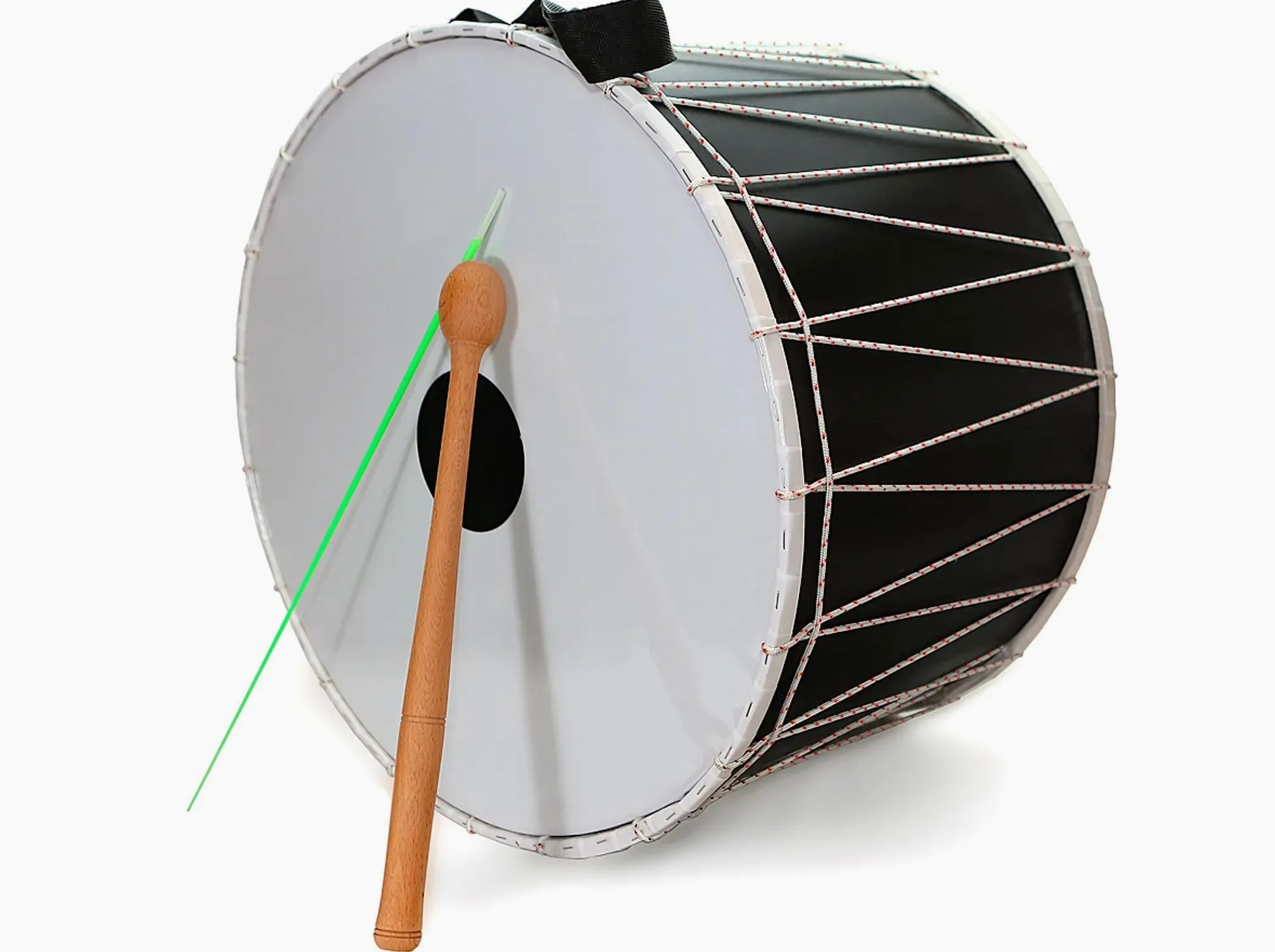 DAVUL Dhol Dhol - Batteria orientale, 53 cm, 100% fatta a mano