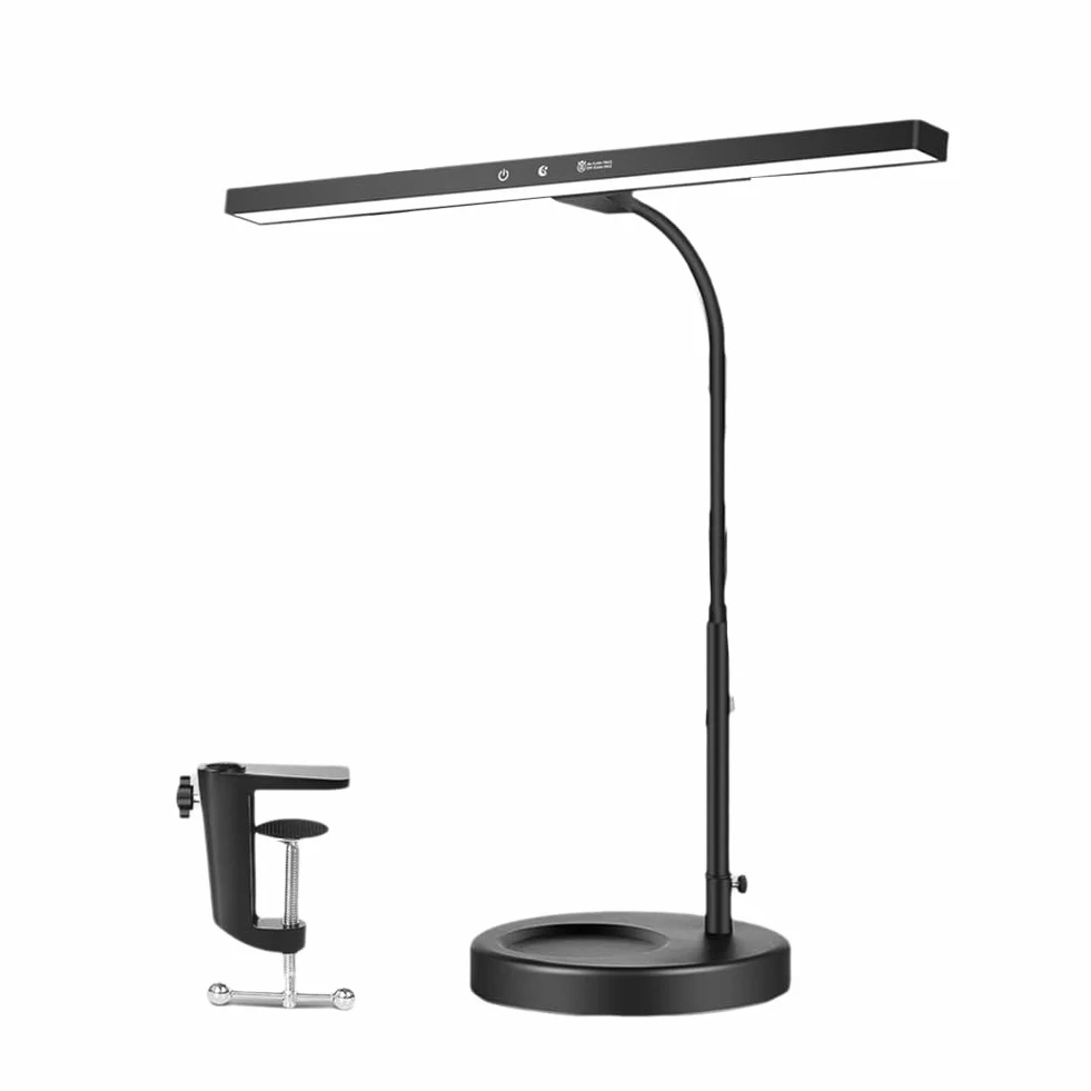Malloy Musica per Pianoforte Light Dimmable Modern Reading Lamp per Pianoforte, Musicista, Lettura di Libri, Music Stand Light For Exight Piano UE Plug