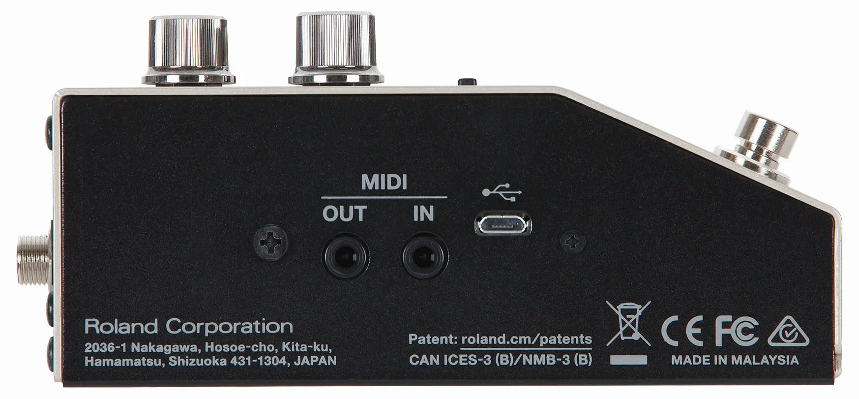 BOSS DD-200 Delay digitale, Suono di classe assoluta con conversione AD/DA a 32-bit, elaborazione a 32-bit in virgola mobile e frequenza di campionamento di 96 kHz