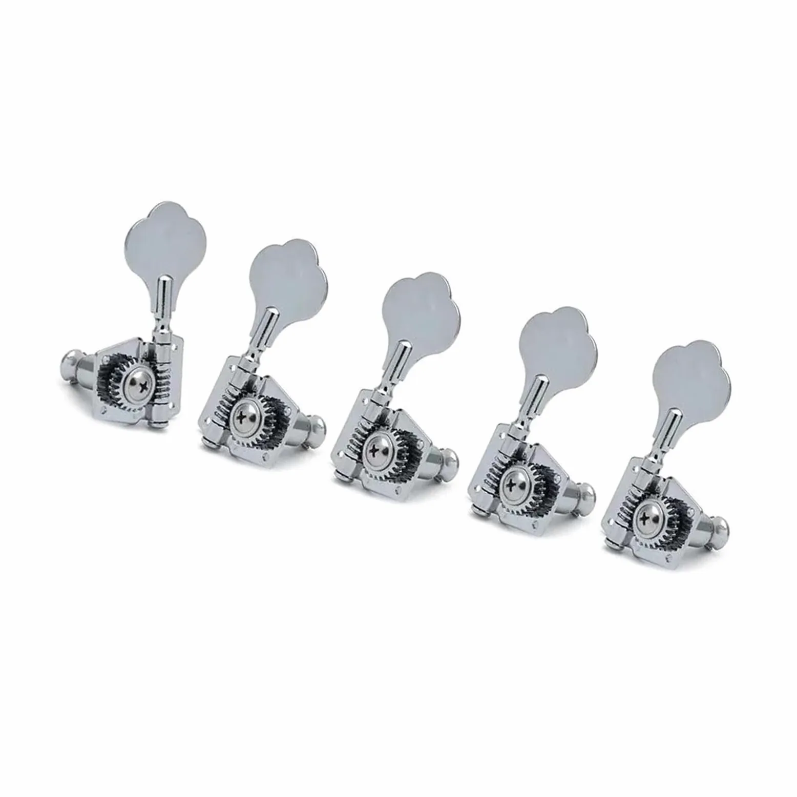 Accessori Per Sintonizzatore Per Chitarra Perni Per Chitarra Per Principianti Professionali A 4 Corde Per Basso Elettrico | Manopola per accordatura chitarra (argento 1L4R)