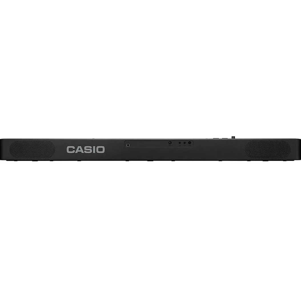 Set Completo per Casio CDP-S110 Black - Piano Digitale 88 Tasti Pesati con Borsa Imbottita a Tracolla con logo MusicalStore2005 Ricamato, Alimentatore e Pedale