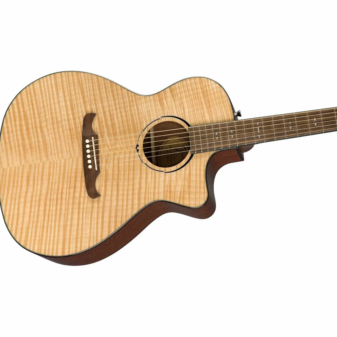 Fender FA-345CE - Chitarra acustica con corpo stile auditorium, con rosetta e tastiera, naturale
