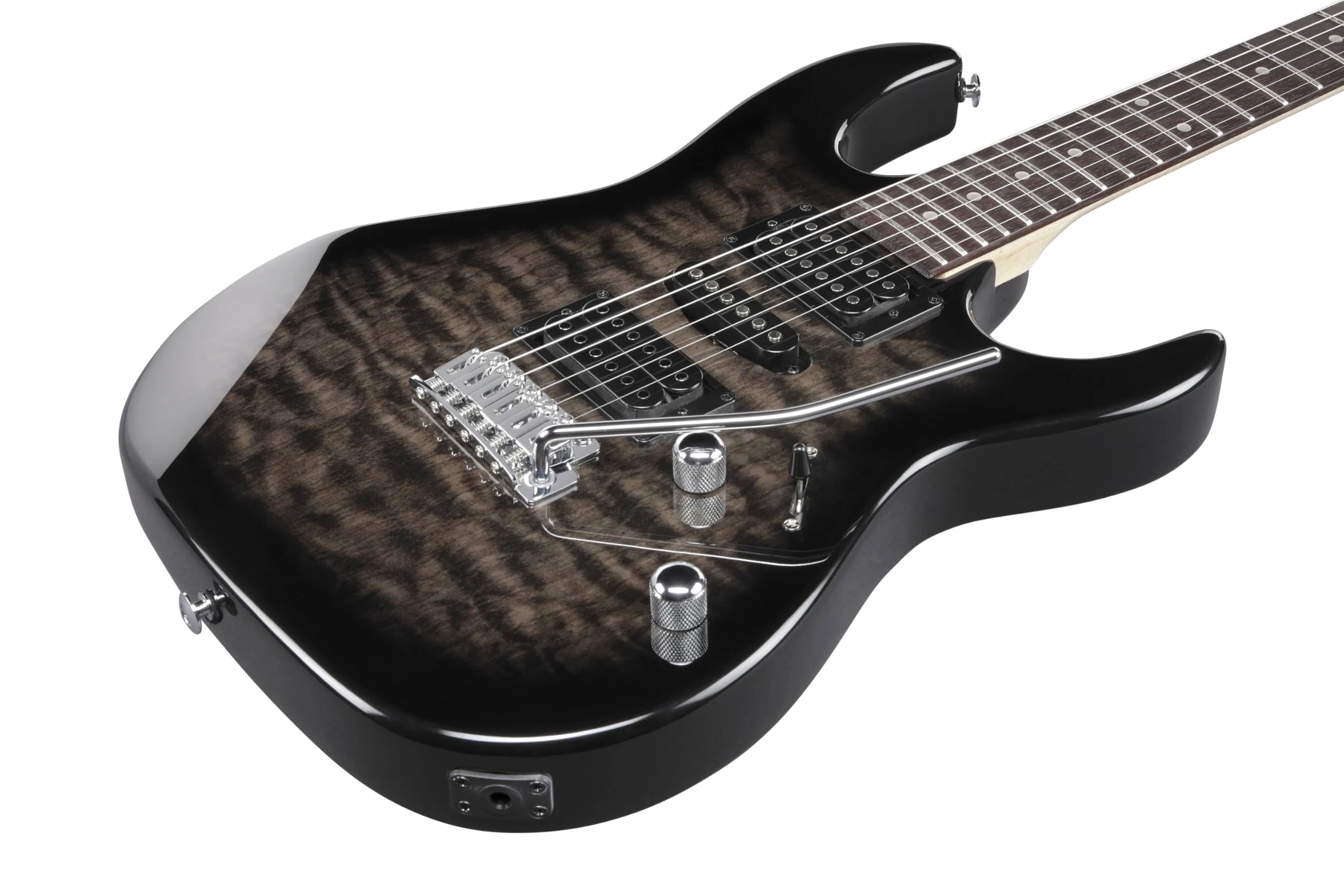 Ibanez GRX70QA-TKS Chitarra elettrica, colore: nero trasparente