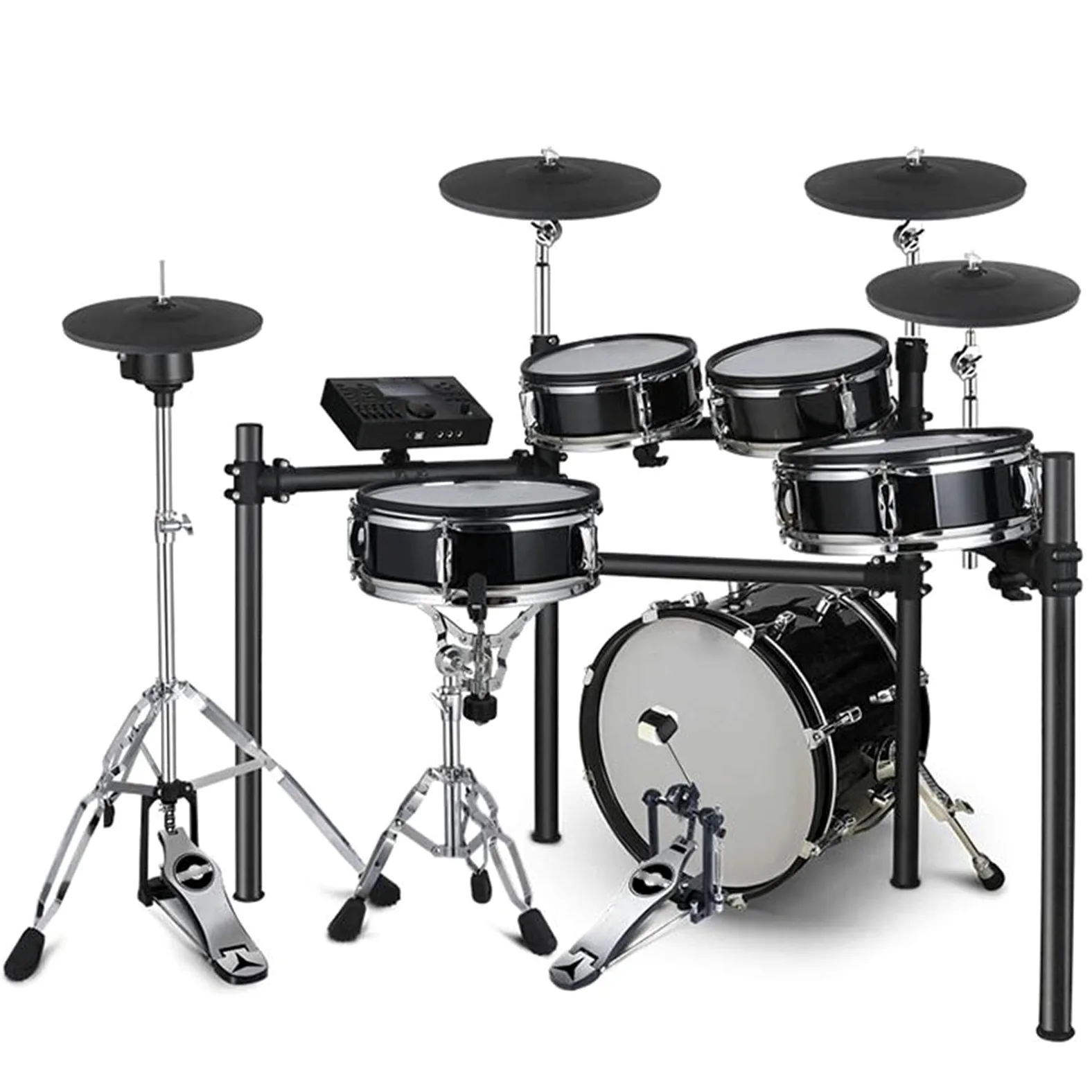 Batteria Elettronica Professionale Set Di Batteria Elettronica Per Adulti Strumento A Percussione Kit Di Batteria Batteria Elettronica Con Doppi Pedali