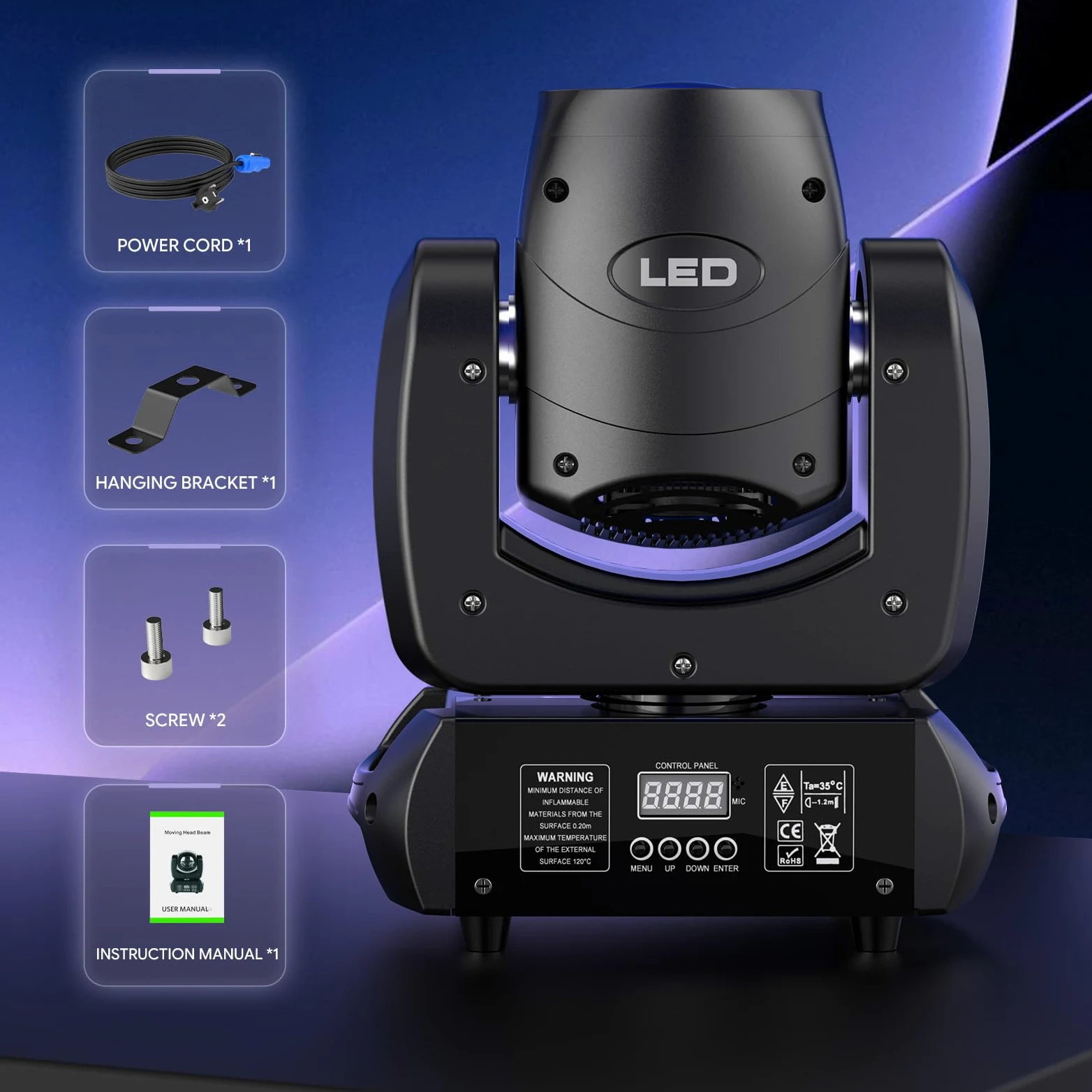 100W Teste Mobili RGBW Luci Discoteca Effetto DMX512 DJ Luci Spot Beam 18 Prisma per Feste di Matrimonio, Chiesa, Live band, Show bar, Discoteca