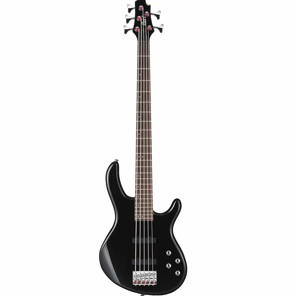 Cort Action Bass V Plus 5-String Electric Bass Guitar, Black