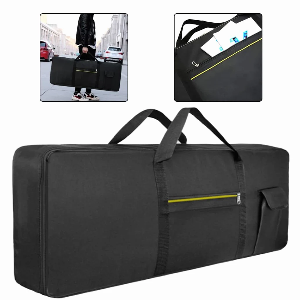 Borsa per tastiera 76 tasti Tastiera per pianoforte elettronica portatile imbottita Custodia per trasporto Custodia Gig 120x40x13 cm #1