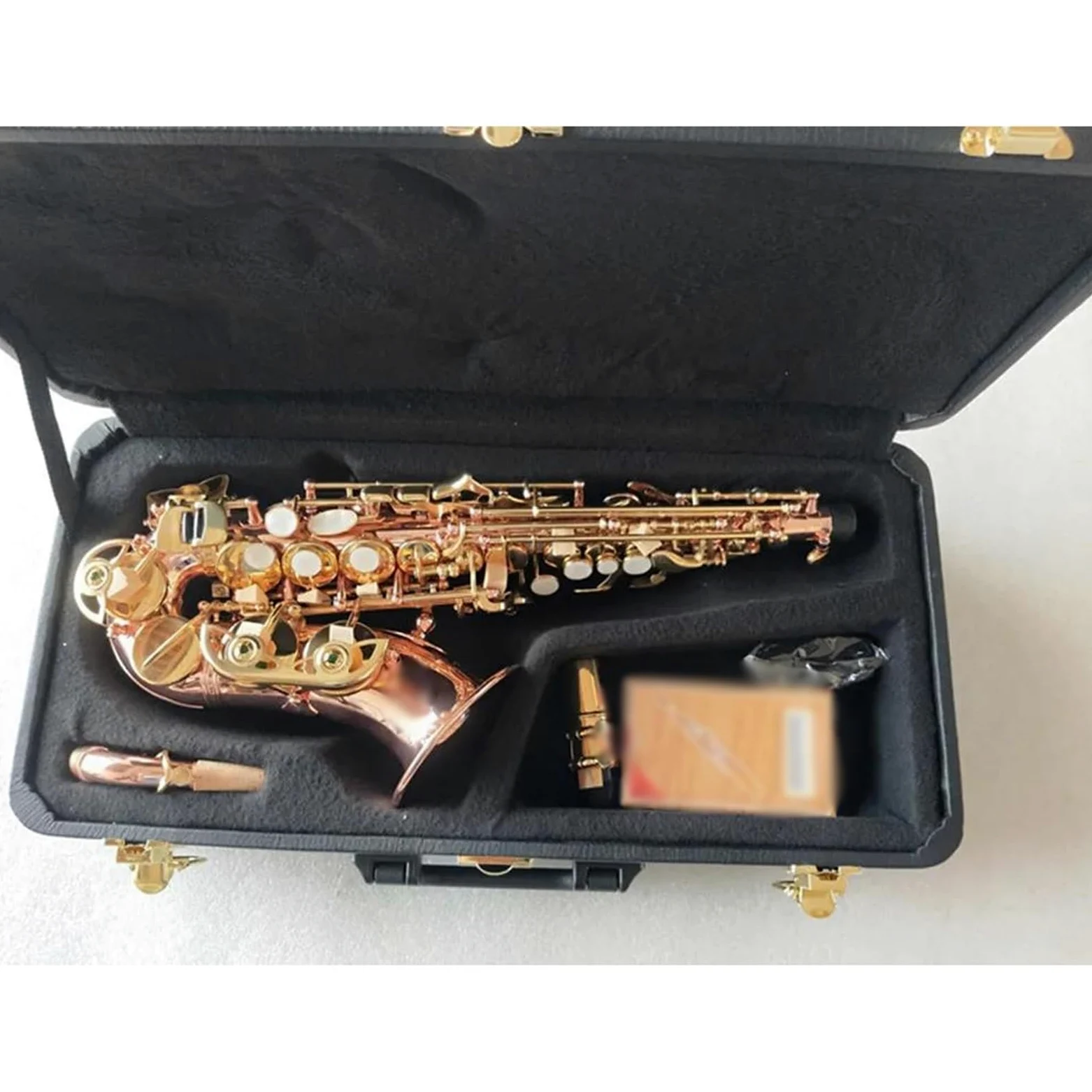 sassofono Sassofono Soprano Strumento Musicale Curvo Sax Soprano Curvo Professionale In Rame Fosforato