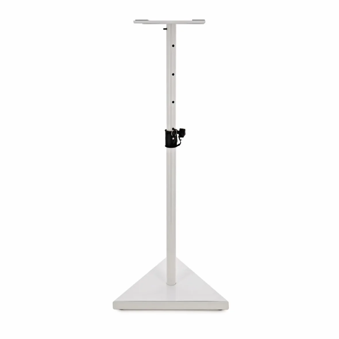 Gear4music Supporti Per Monitor Da Studio - Altezza Regolabile Bianco Supporto Monitor Casse Audio
