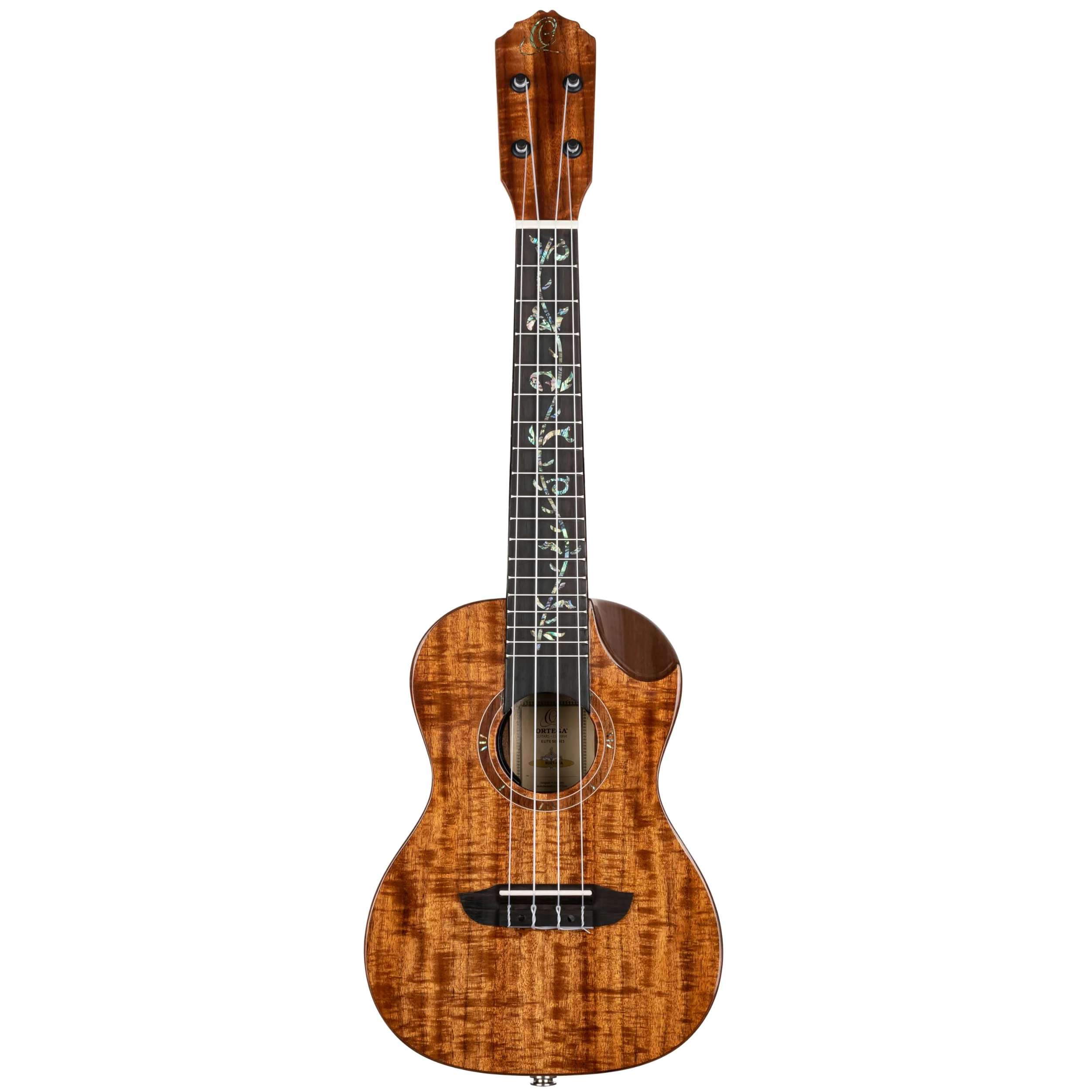 Ortega Guitars Ukulele Concerto Elettro-Acustico – Elite Series – Gig Bag Inclusa – Acacia, Natural (RUET-ACA)