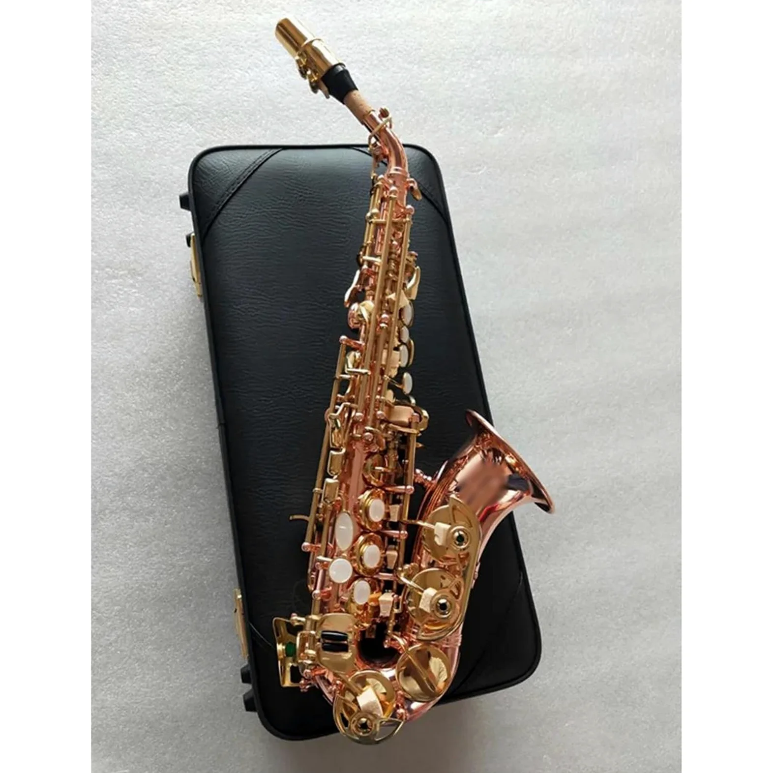 sassofono Sassofono Soprano Strumento Musicale Curvo Sax Soprano Curvo Professionale In Rame Fosforato