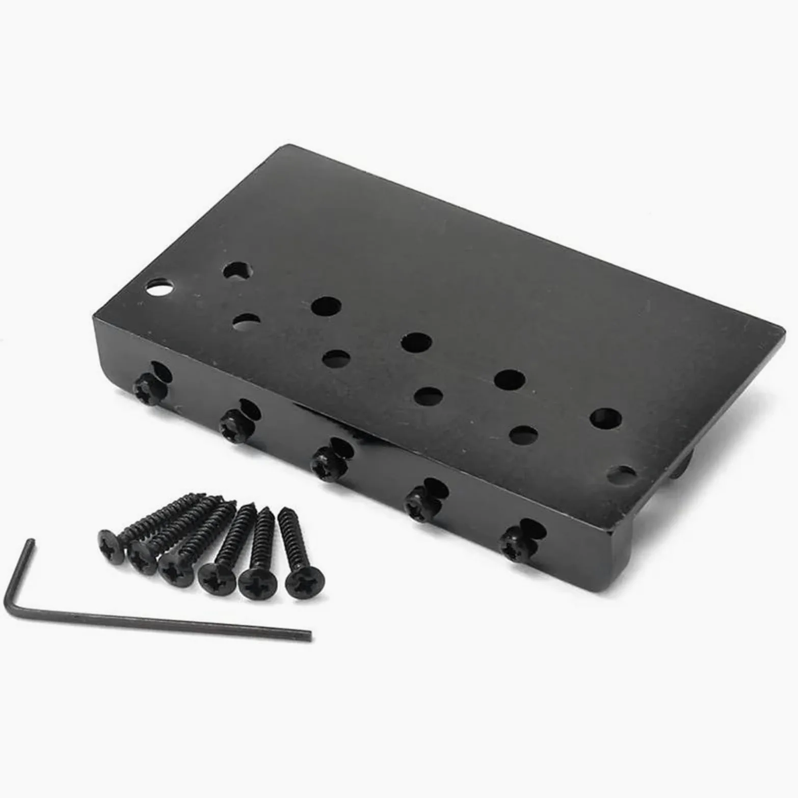 Un Set Di 5 Corde Per Basso Elettrico Nero Ponte Per Chitarra Accessori Parti Strumento Musicale