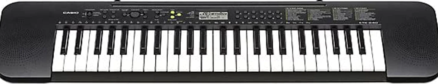 Casio CTK-240 - Tastiera con 49 tasti standard, colore: Nero