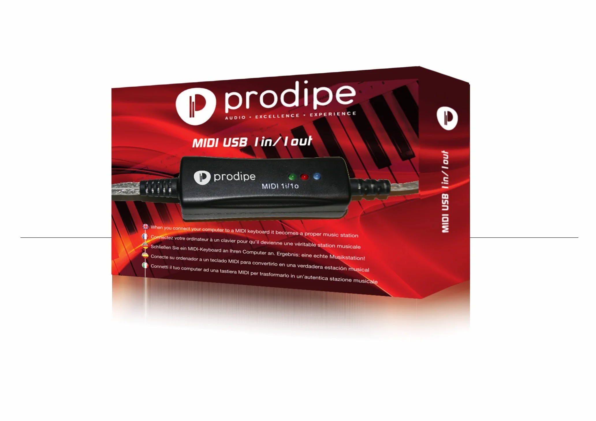 PRODIPE 1i1o Interfaccia MIDI USB 1 in e 1 out