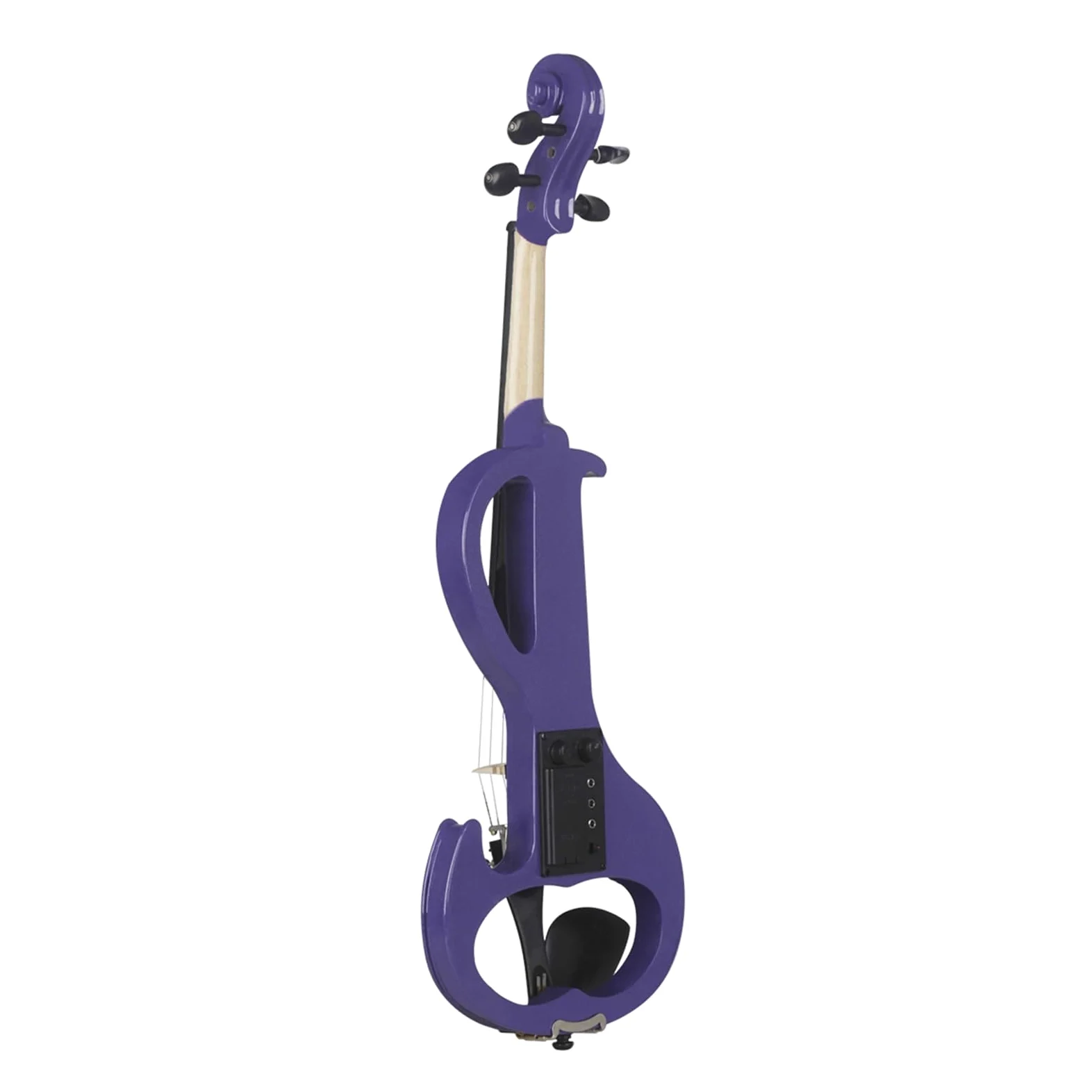 Violino Set Violino Elettronico 4/4 per Principianti Adulti per Suonare Strumenti A Corda Opzionali Violino Elettronico (Color : Purple)