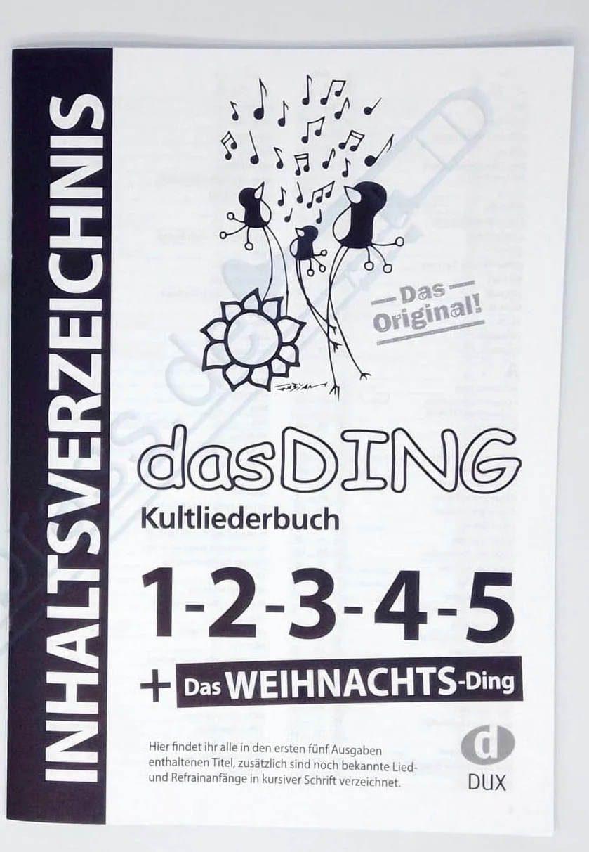 DAS DING Band 1-5 con indice volume 1-5 + capotasto
