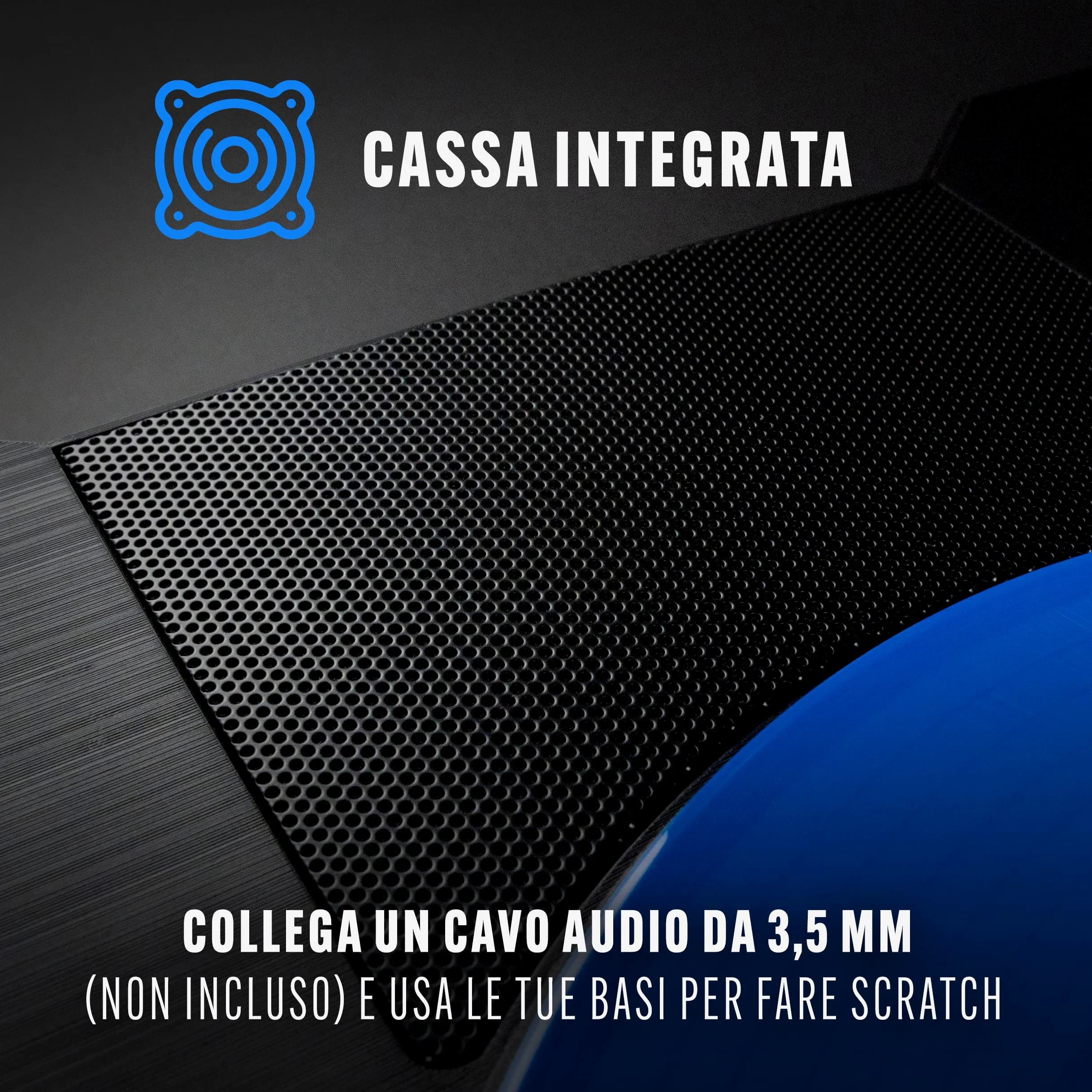 Stanton STX - Giradischi scratch per DJ con Innofader Nano crossfader, Bluetooth, cursore Pitch, registrazione USB, cassa, 2 batterie ricaricabili