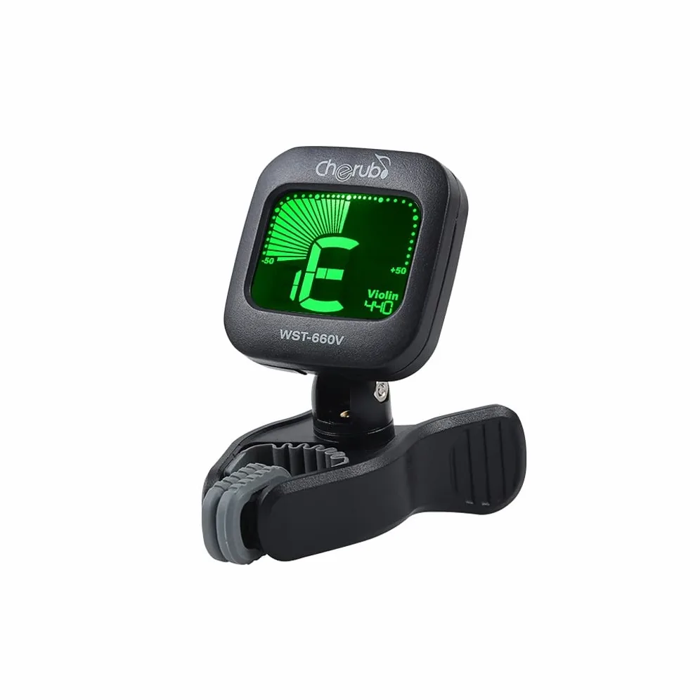 Tuner di Chitarra dedicato Violino Ukulele Violino Universale sintonizzatore elettronico for Principianti Automatici (Color : WST-660V)