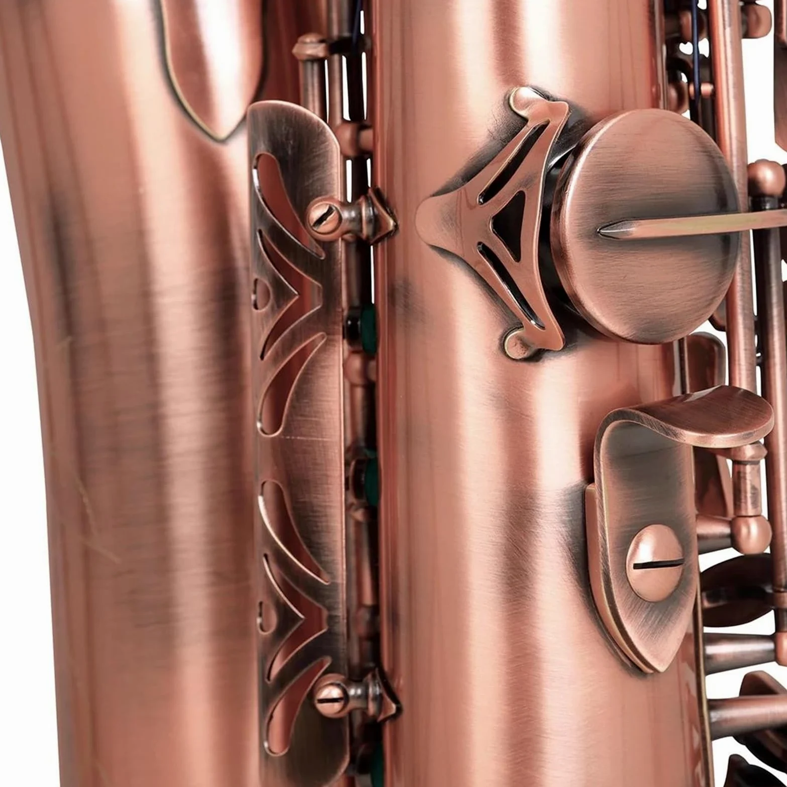 Sassofono professionale Strumento Professionale In Ottone Sib Sax Tenore Vintage Rosso