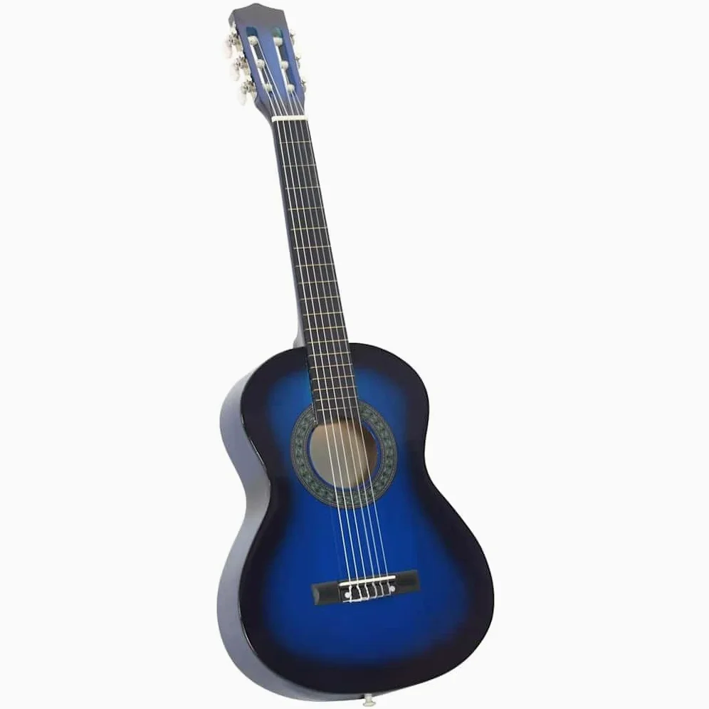 Set Chitarra Classica per Principianti Blu 8 pz 1/2 34", Arte e Svago,Strumenti Musicali,Strumenti a Corda,Chitarre, 2.05kg-70125