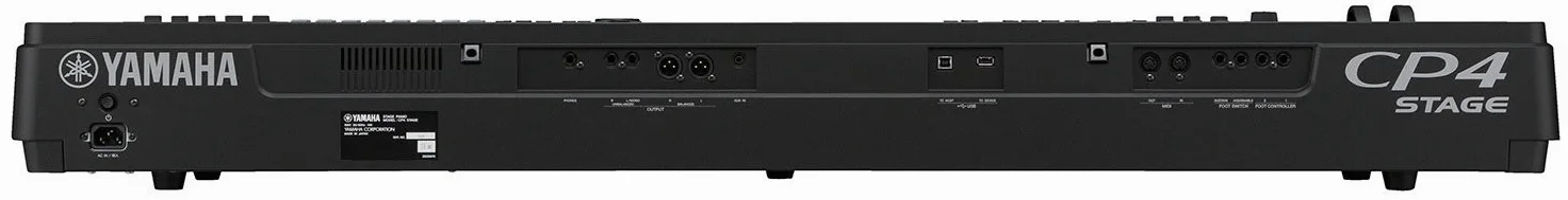 Yamaha Piano da palco CP4 con tasti in legno naturale e pedale Sustain