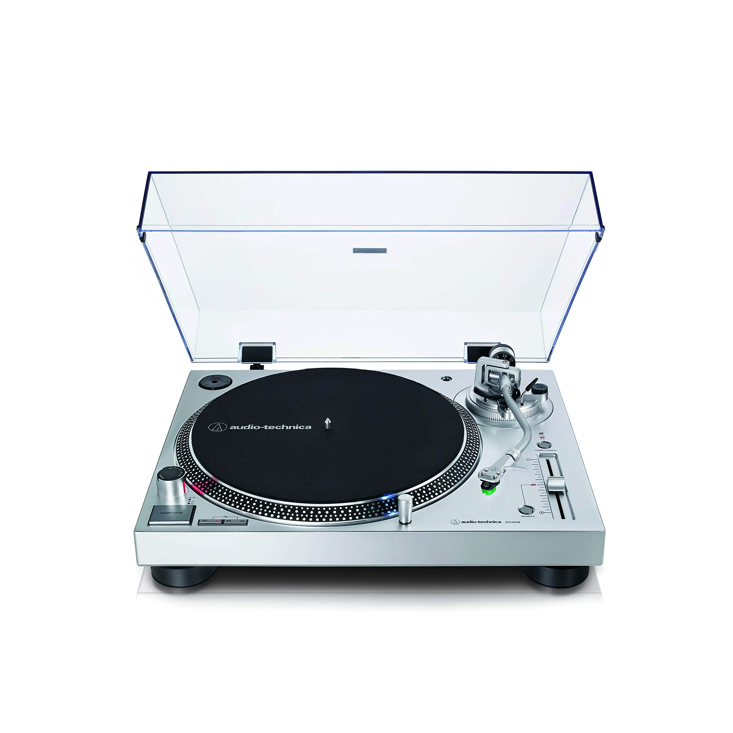 Audio-Technica AT-LP120XUSB Giradischi a trasmissione diretta manuale (analogico e USB) (ricondizionato)