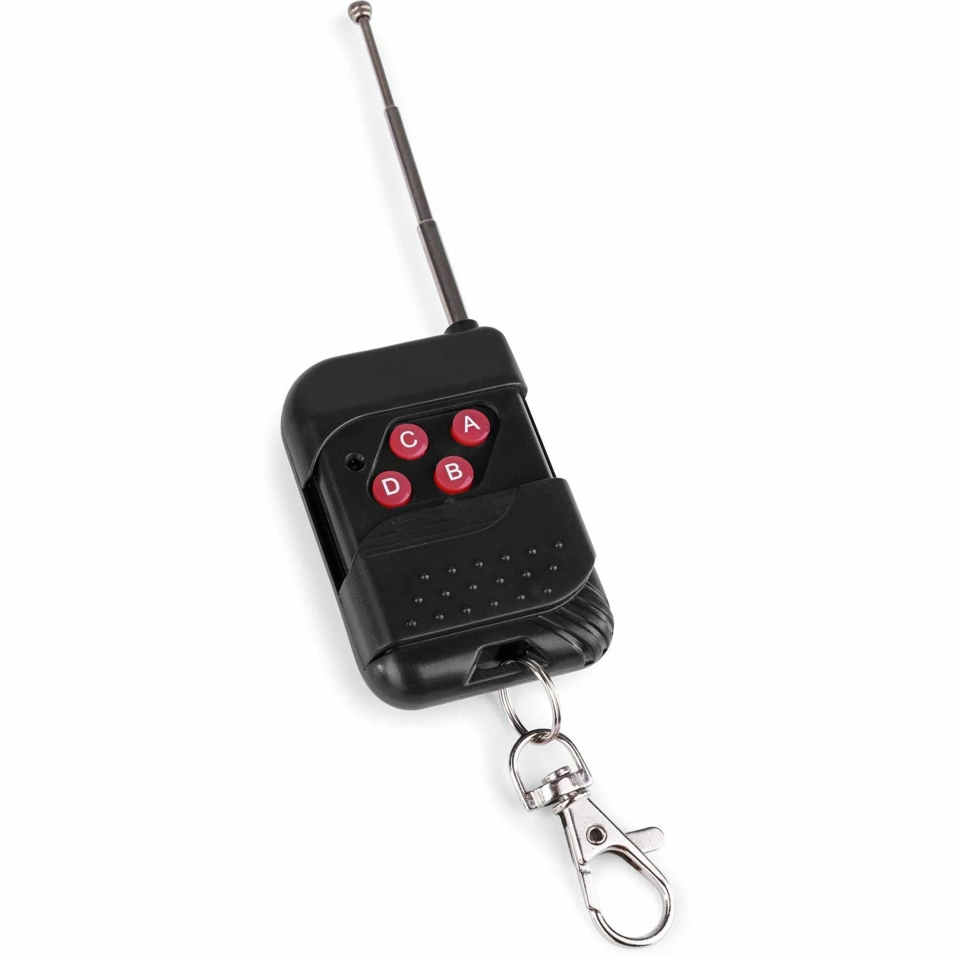 Beamz Rage 1800 - Macchina del Fumo con telecomando, 1800 Watt, 6 x 4 W LED RGBW, volume Uscita: 530 m³ al minuto, volume serbatoio: 3,5 litri, 7 canali DMX, tempo di riscaldamento: 4 min