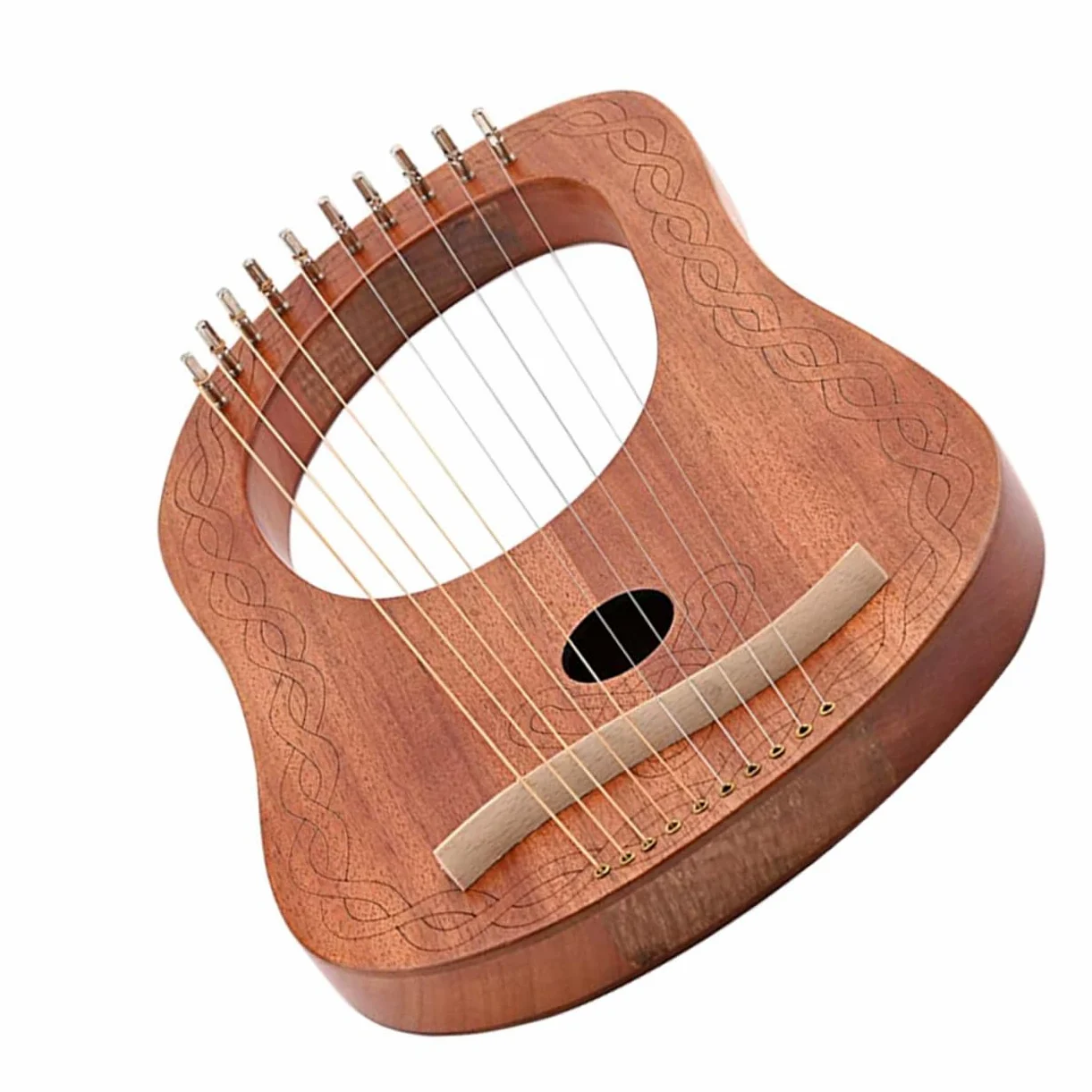 SUPVOX Arpa Lira in Legno Portatile Corda Resistente Kit Di Strumenti Musicali Per Principianti e Amanti Strumento Musicale Orchestrale Per Ragazza e Adulti