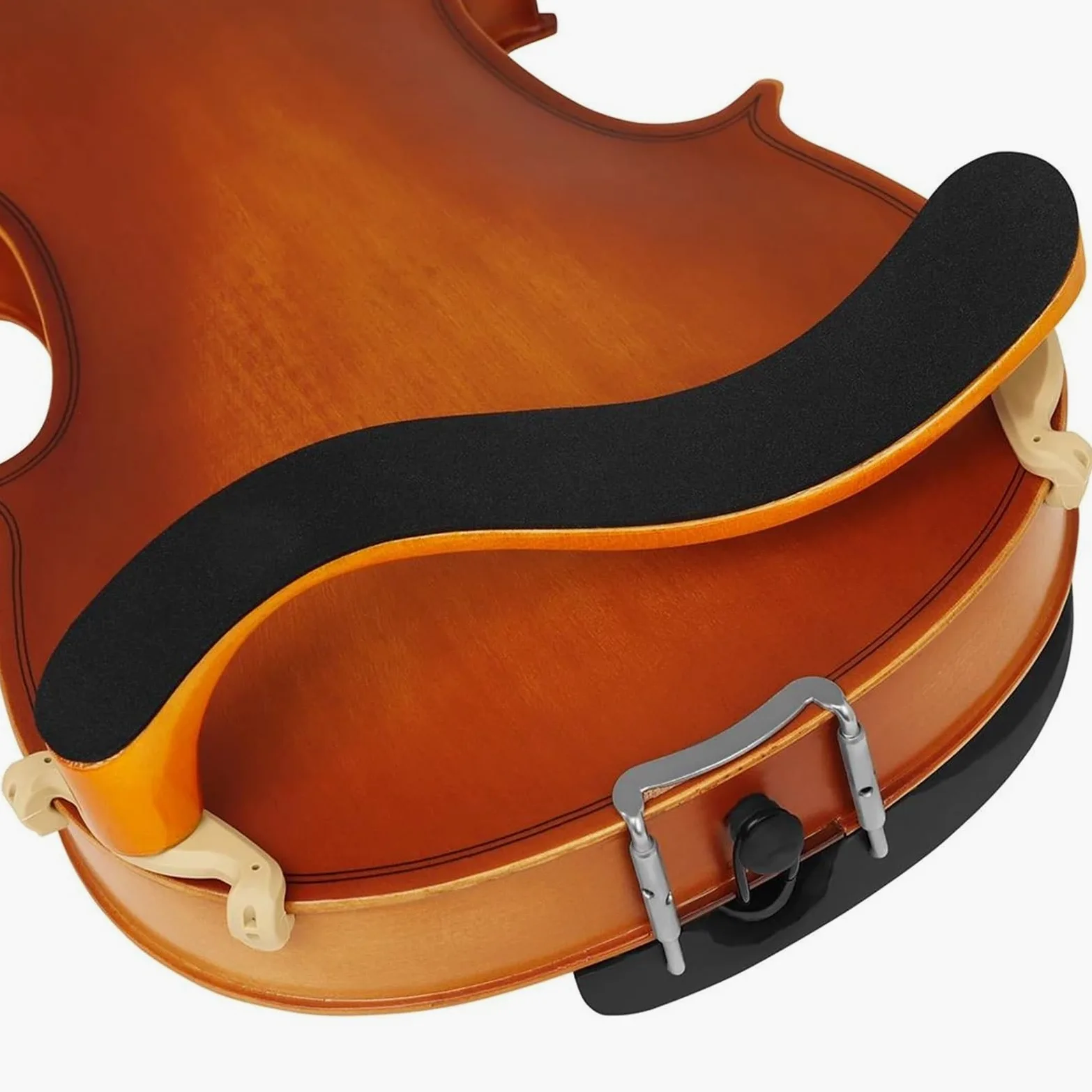 Accessori per Violino 4/4 Poggiaspalla per violino Poggiaspalla in legno di acero per strumento a corde di violino Accessorio per parti di violino