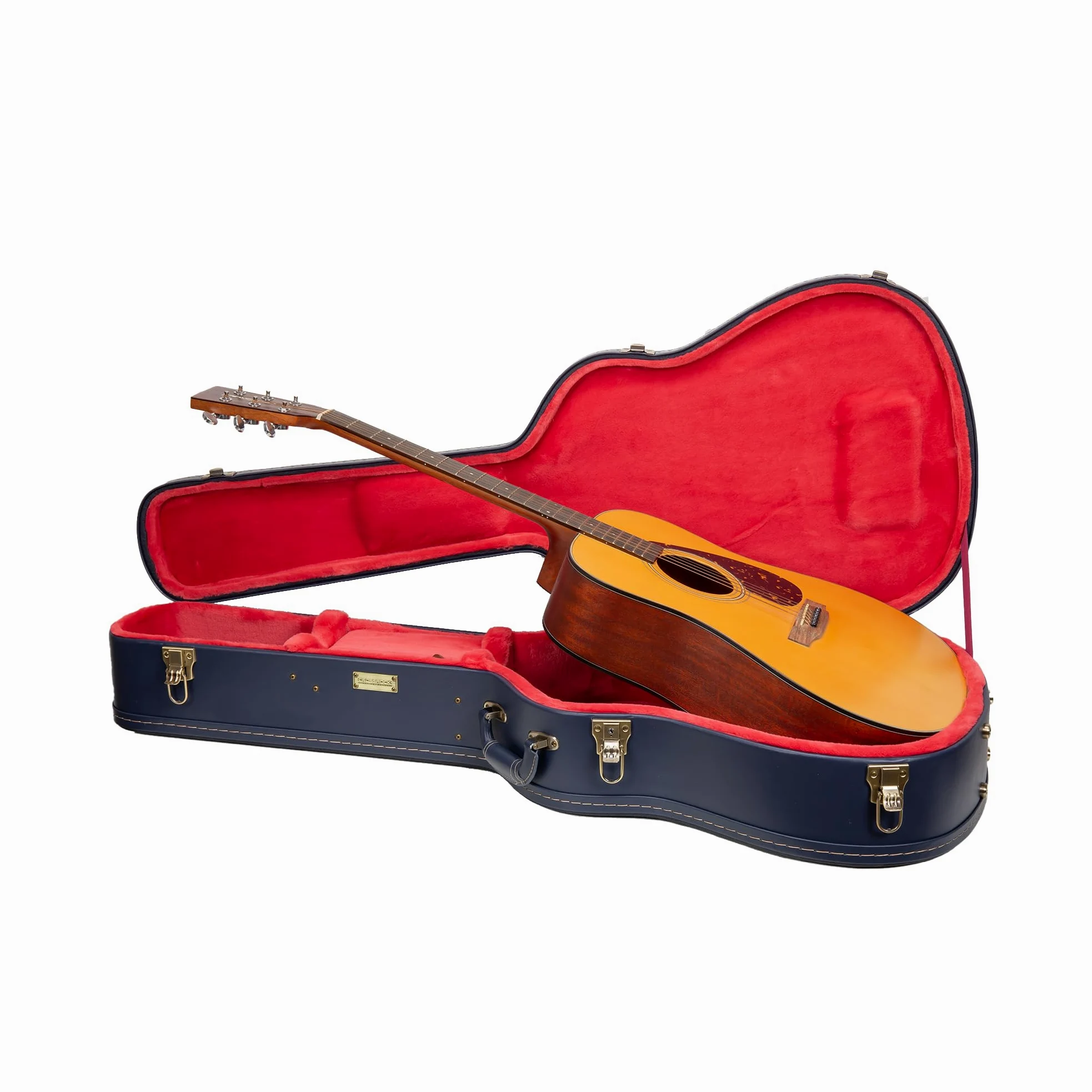 Crossrock Relief Series-CRW630-Acoustic, con superficie altamente strutturata, pelliccia sintetica visone, chiusure in acciaio inox – blu oceano (CRW630DOB)