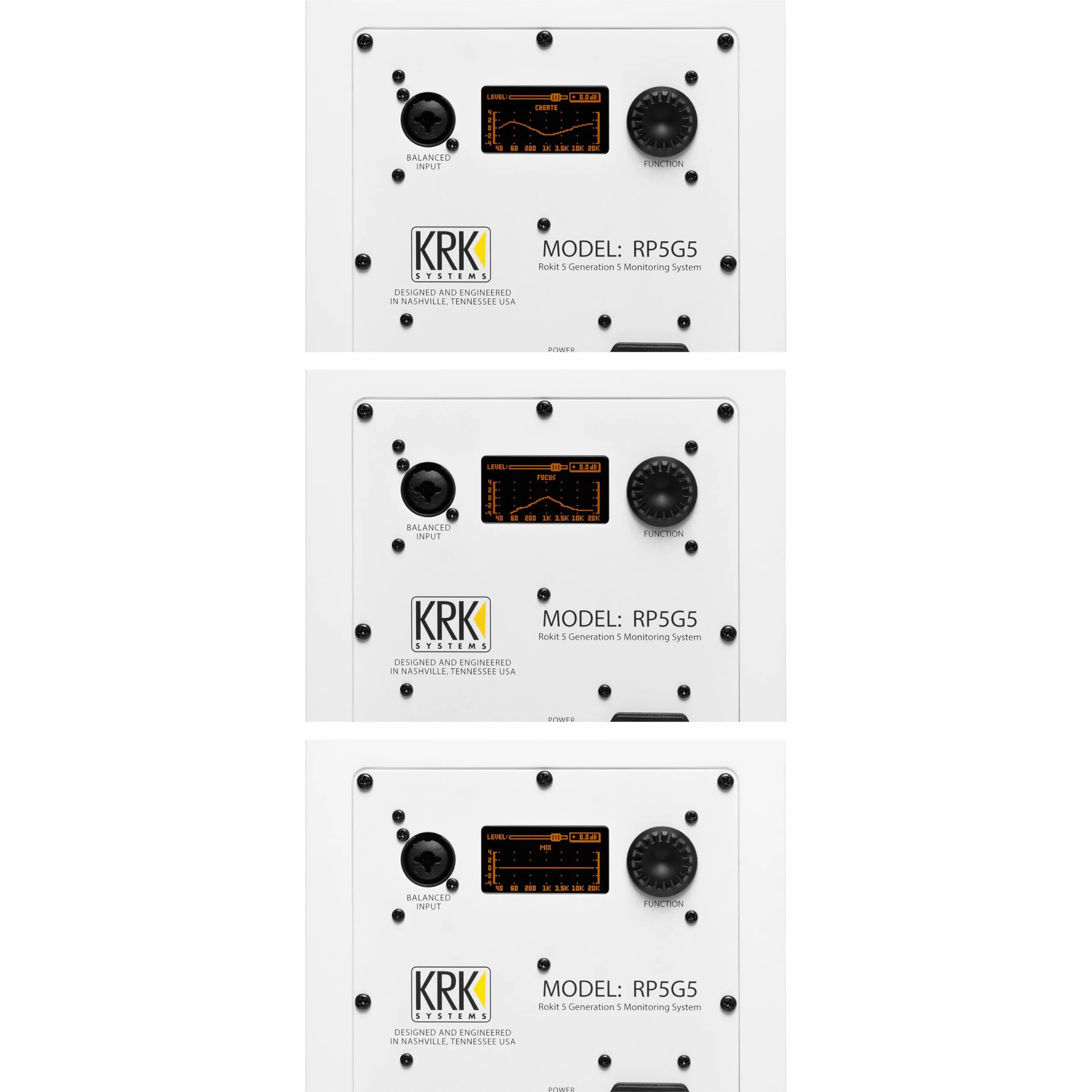 KRK Altoparlante di monitoraggio RP5 G5 White Limited (pezzo)