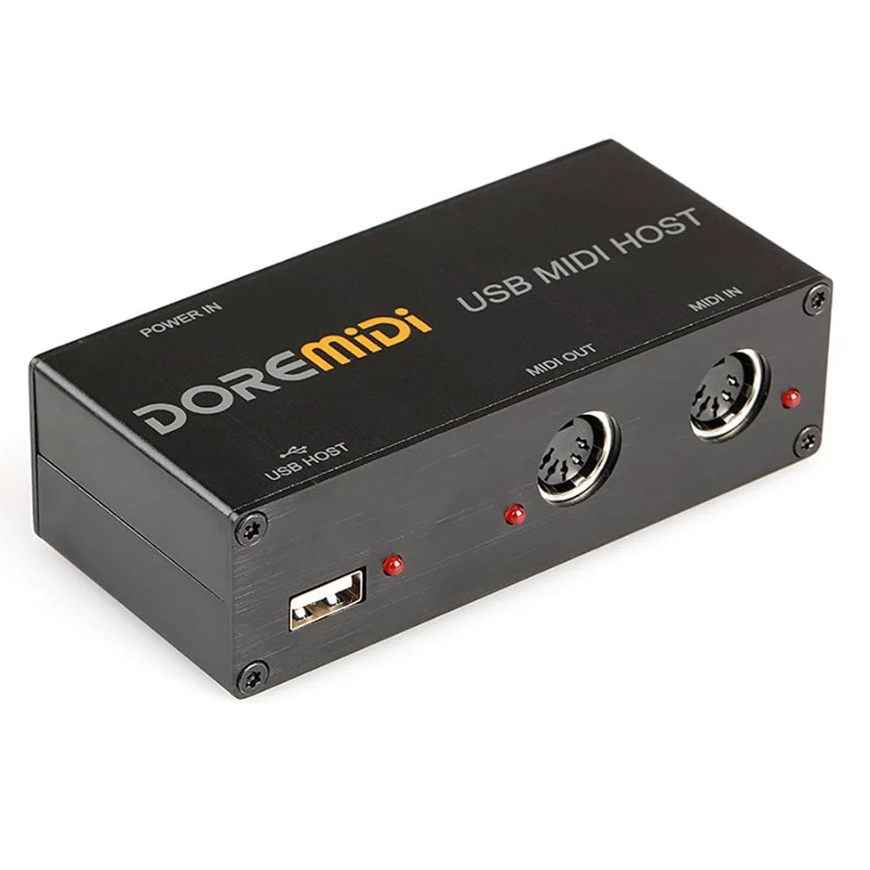 HUIOP Host da USB a MIDI Effetti per chitarra Sintetizzatore MIDI Generatore MIDI Dispositivi di interfaccia MIDI Apparecchiature per strumenti elettronici,Generatore MIDI