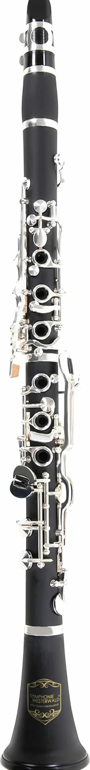 clarinetto in B, sistema tedesco, valigetta di lusso con zaino, bocchino, supporto per clarinetto, servizio di manutenzione