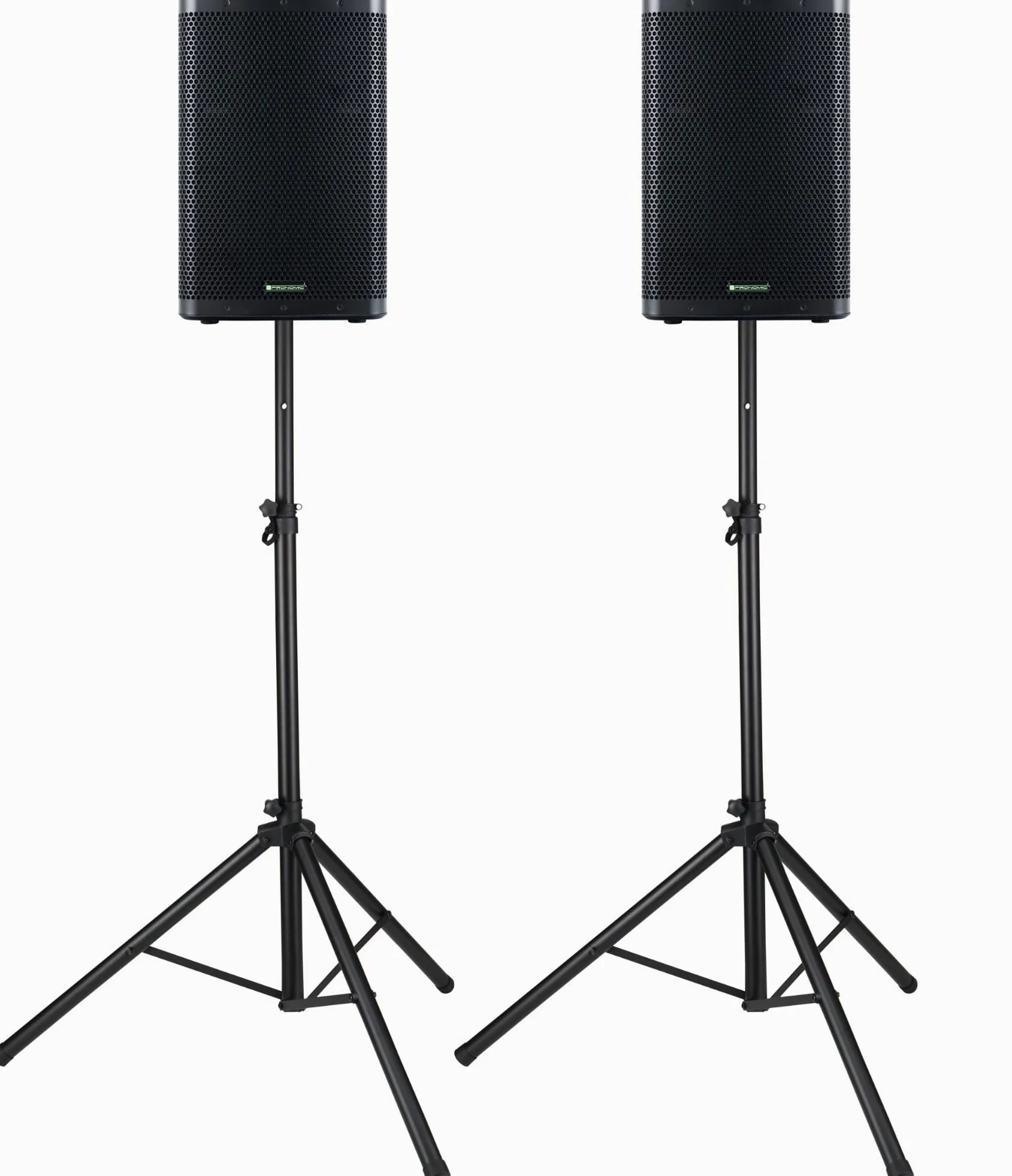 Pronomic C-212 MA Cassa Attiva 12" 2000 Watt Set Con Statavi, Altoparlanti | Tipo: 2 vie Bi-Amp, Risposta in frequenza: 60 Hz - 20 kHz, Sensibilità (1m/1W): 93 dB, Impedenza: 4 Ohm, Woofer: 12" (305 mm)