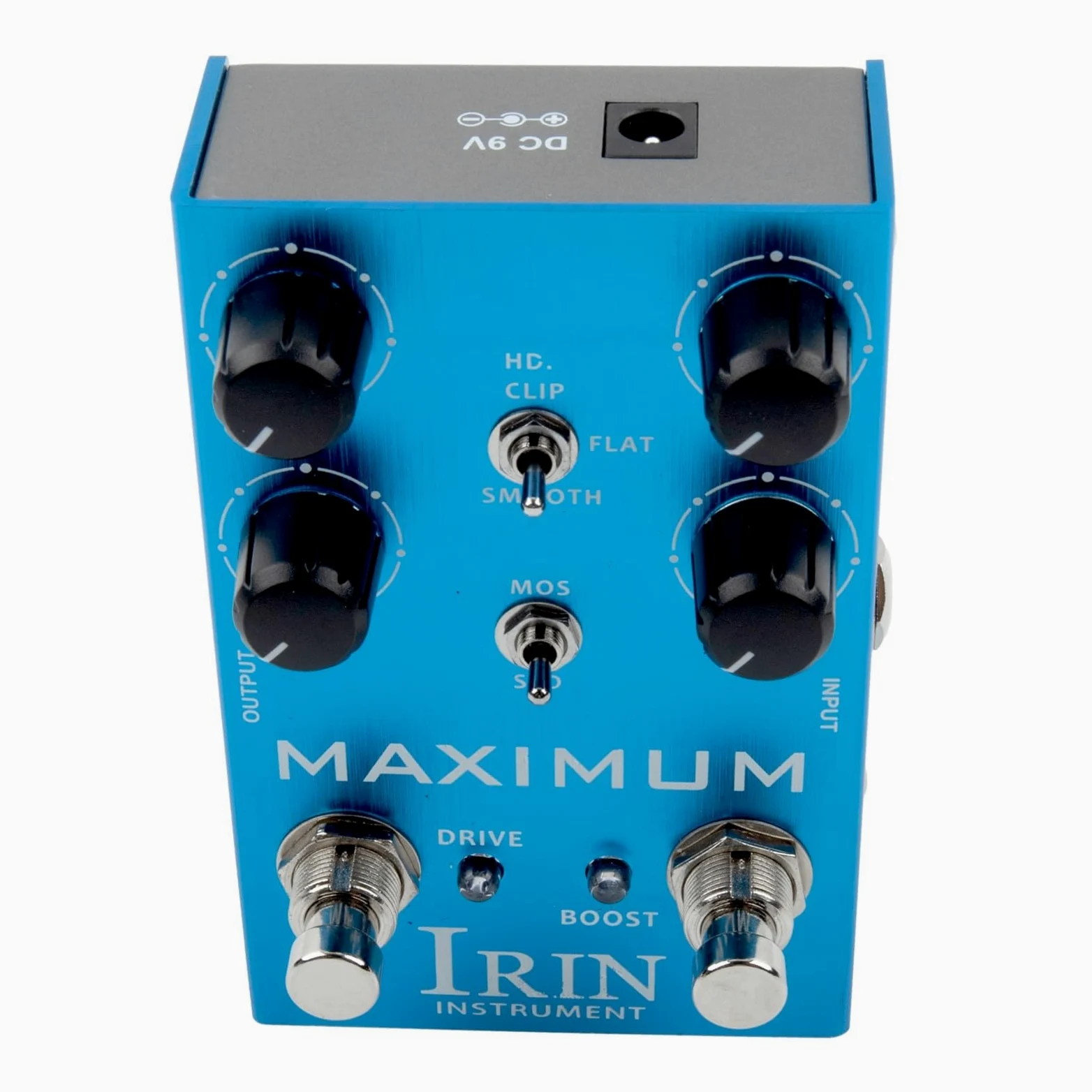 IRIN - Pedale per effetti per chitarra, overdrive distorsione a dieci segmenti, equalizzatore per effetti per chitarra elettrica e basso (B)