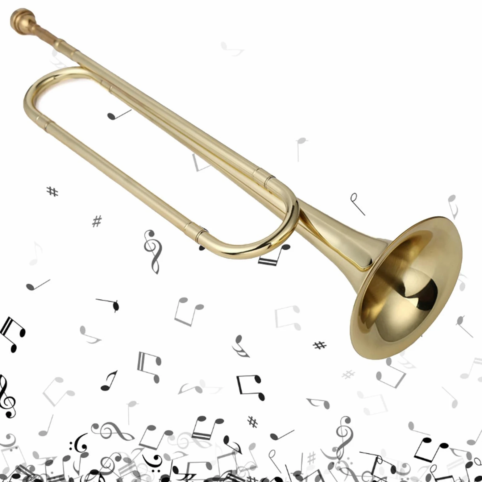 Studenti Tromba Leggero Bugle Trombe Forte Strumento Musicale Pratico Per I Bambini Adolescente Scuola Band