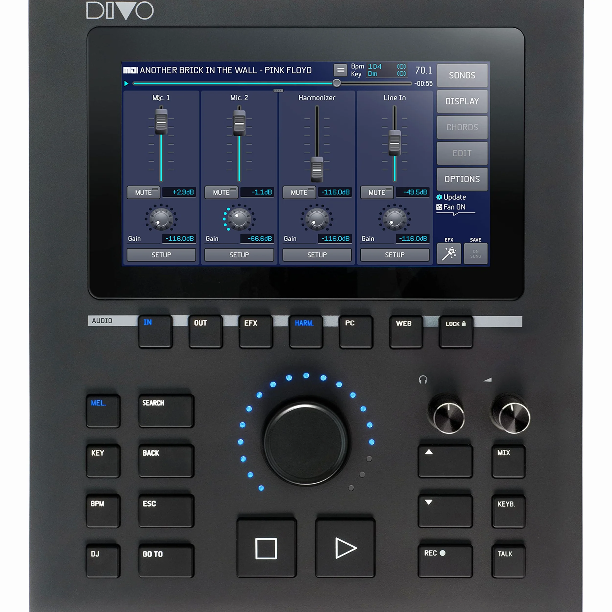 M-Live DIVO Pro 512 GB WiFi - MIDI Player