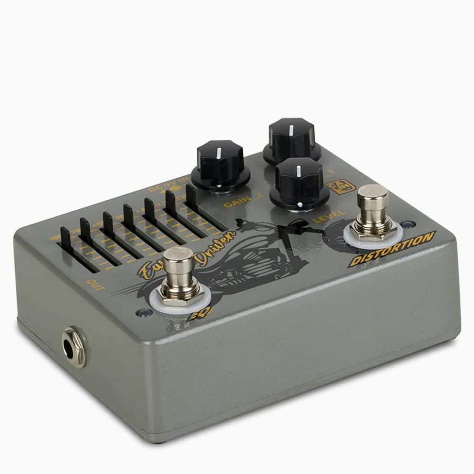 Caline DCP-04 EASYDRIVER Distortion EQ Pedale Effetto Doppio Pedale Chitarra