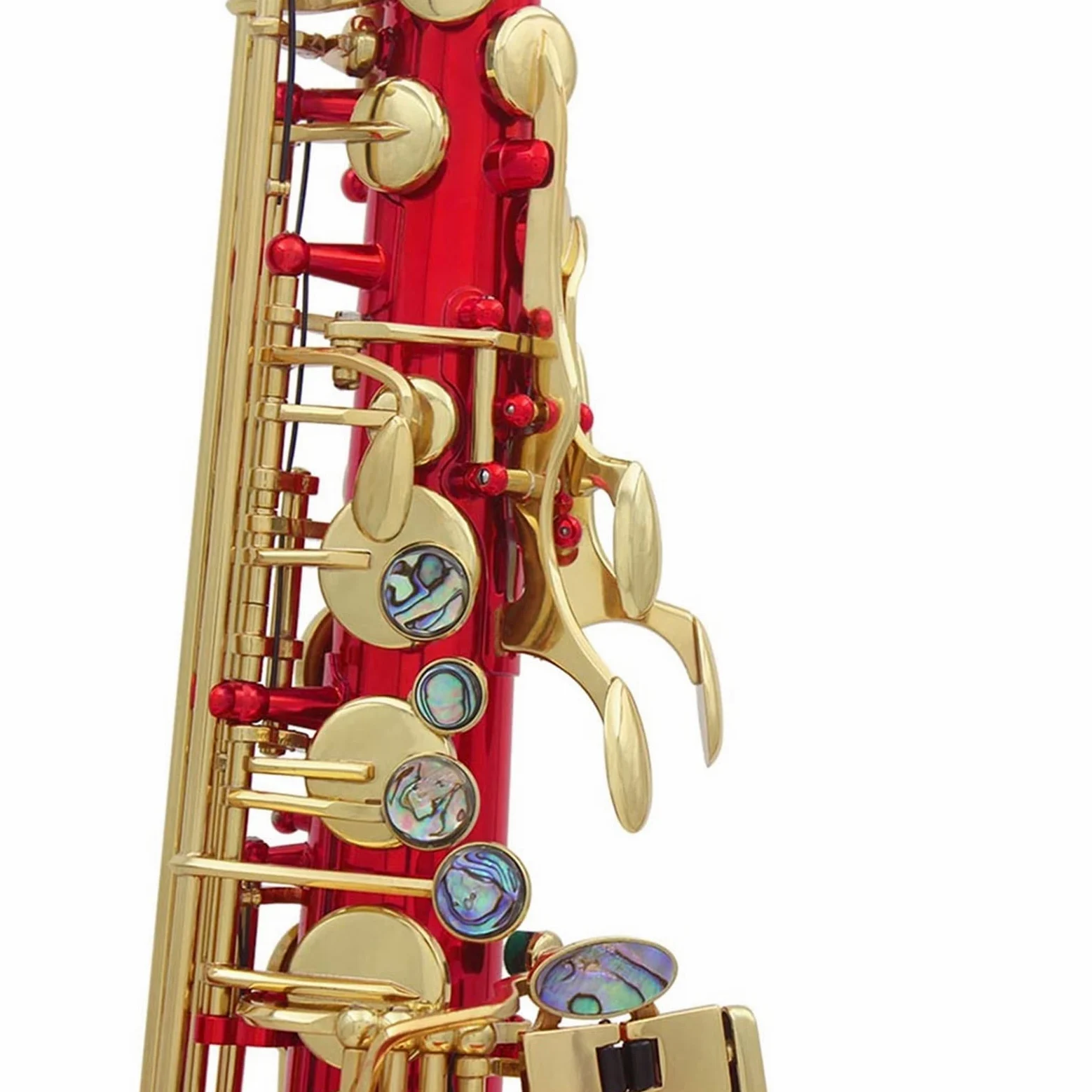Sassofono EB Sassofono Contralto Ottone Laccato Colorato E Flat Sax Strumento A Fiato con Accessori