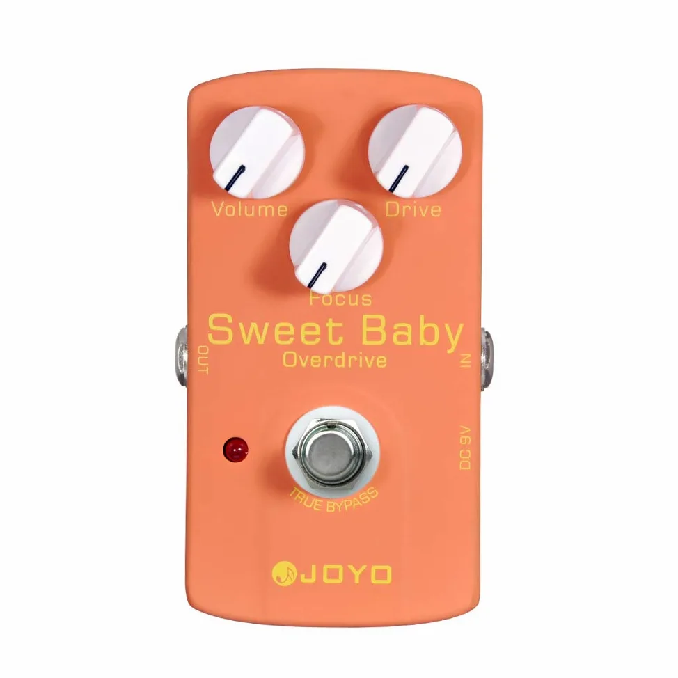 JOYO Sweet Baby JF-36 - Pedale Overdrive a basso guadagno, adatto a vari stili di OD per effetto chitarra elettrica, True Bypass