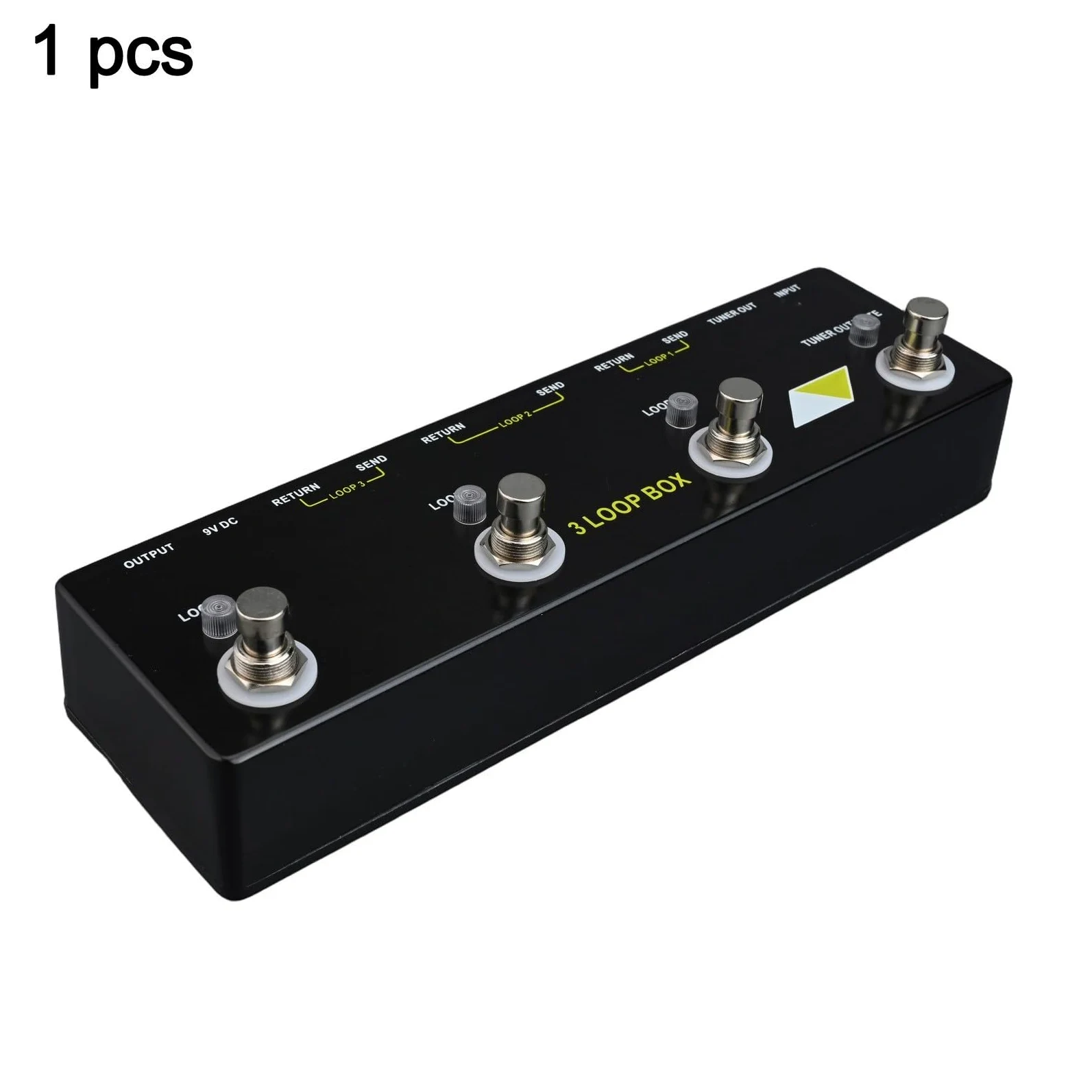 Pedale Loop per chitarra, per Mosky Audio 3 Loop Box Effect Looper Tuner Switcher