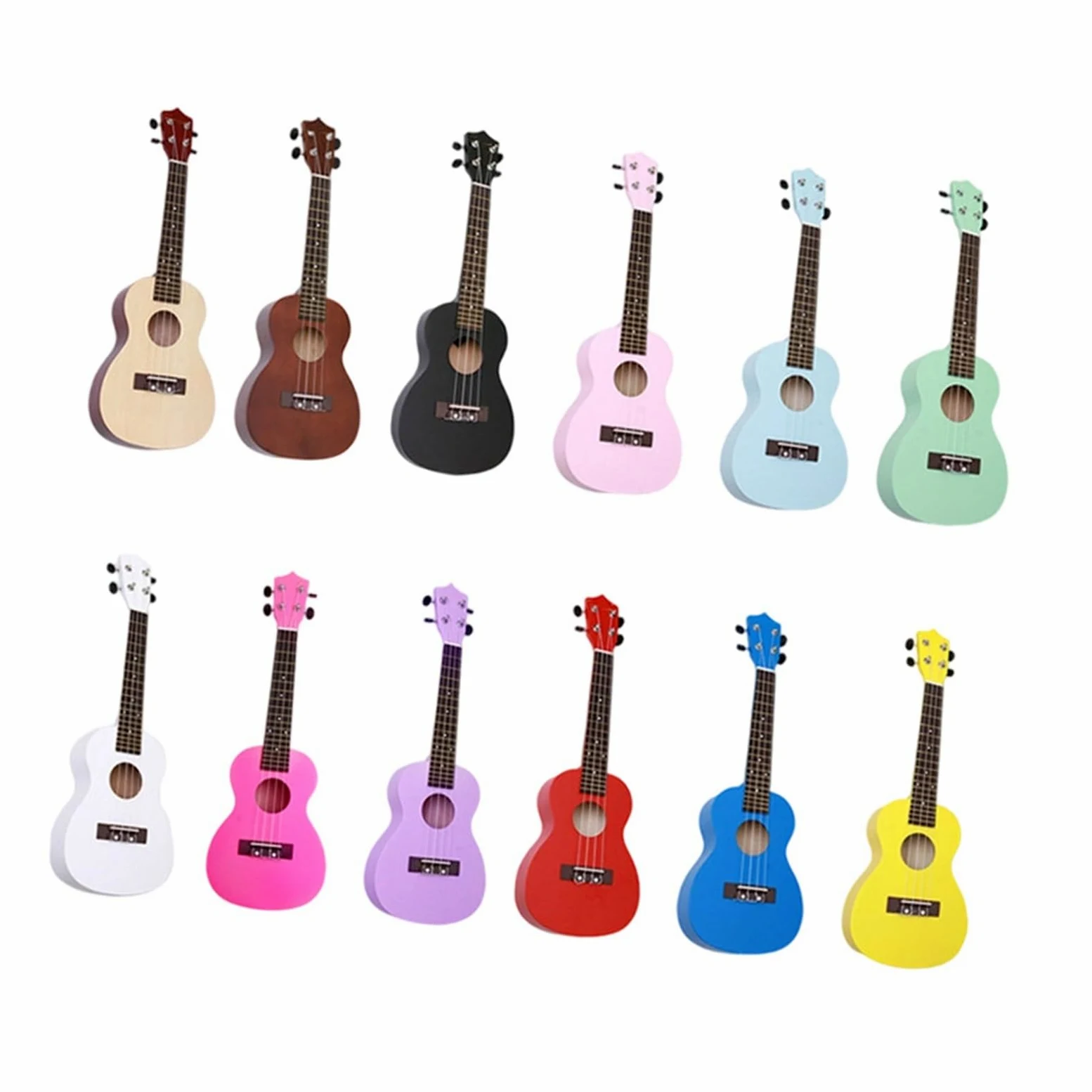 Ukulele Per Adulti Ukulele Professionale Colorato Che Suona La Chitarra In Miniatura Strumento Da 21 Pollici/23 Pollici