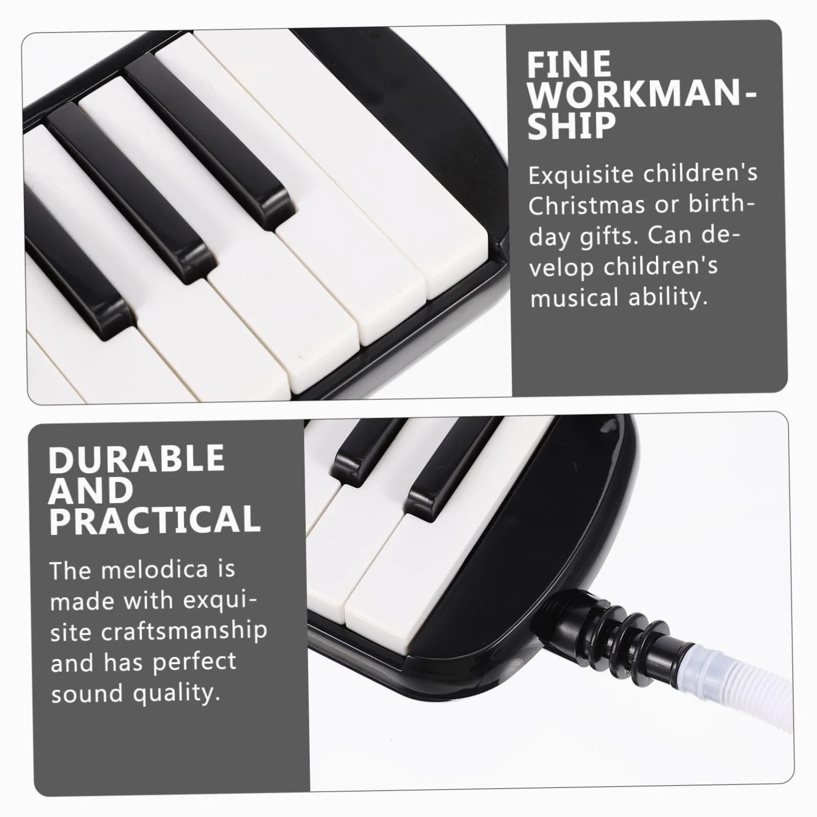 Melodica Tasti Bocchini Corto Per Principianti Strumento Musicale Per Ragazzo Ragazza Ragazza e Adulti Per Apprendimento e Spettacoli