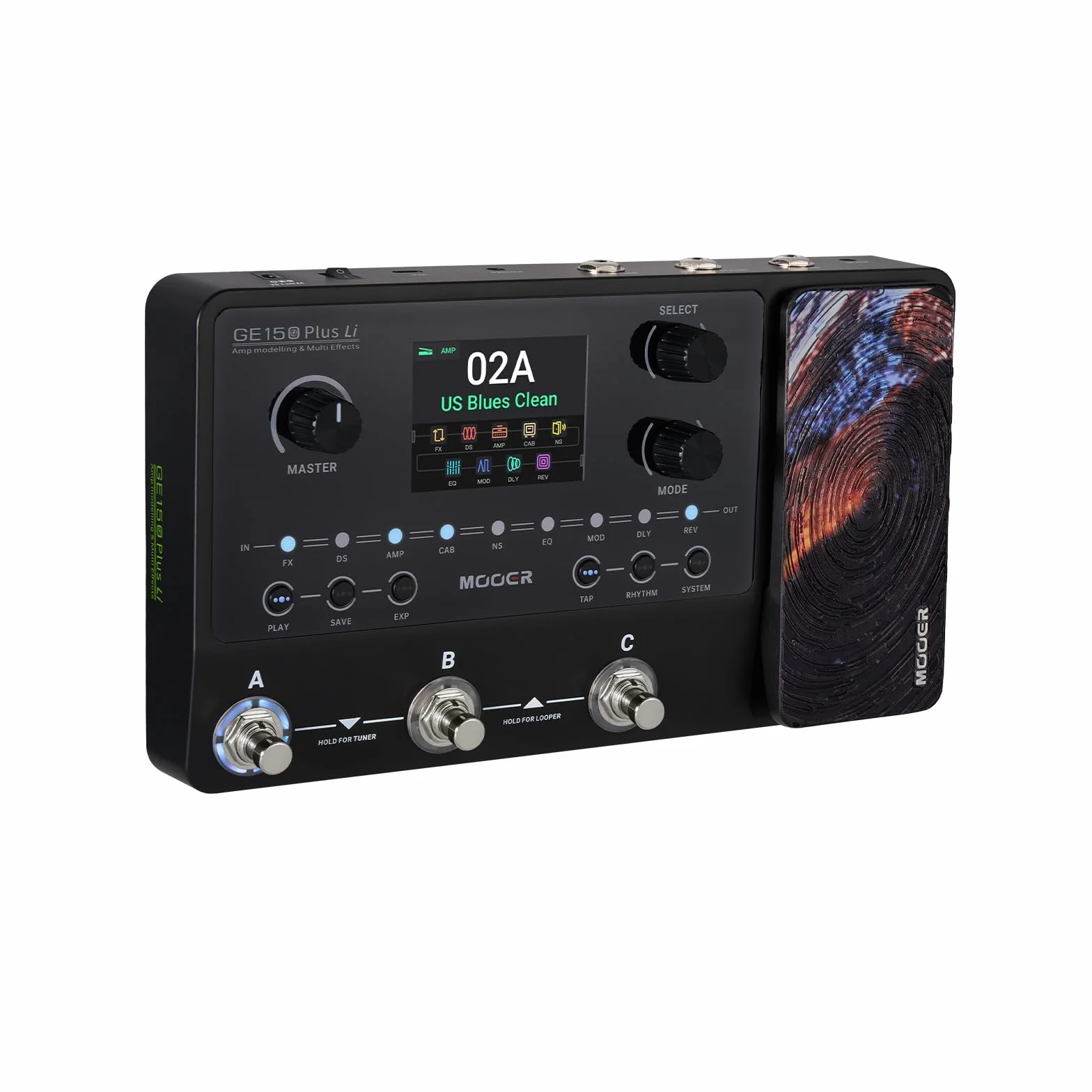 Mooer GE150 Plus Li Multi Effects - Pedale, batteria