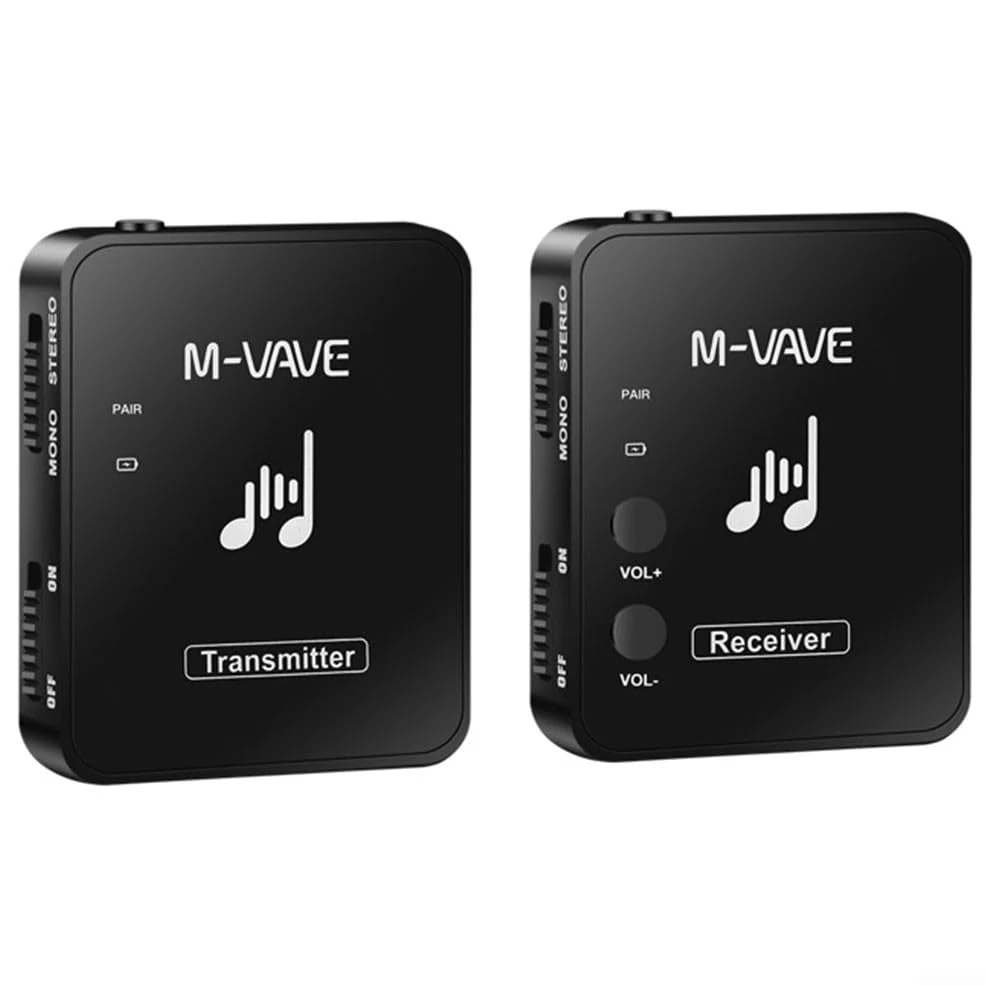 Auricolari wireless 2.4G, bassa latenza, per musicisti live stage (1 set)