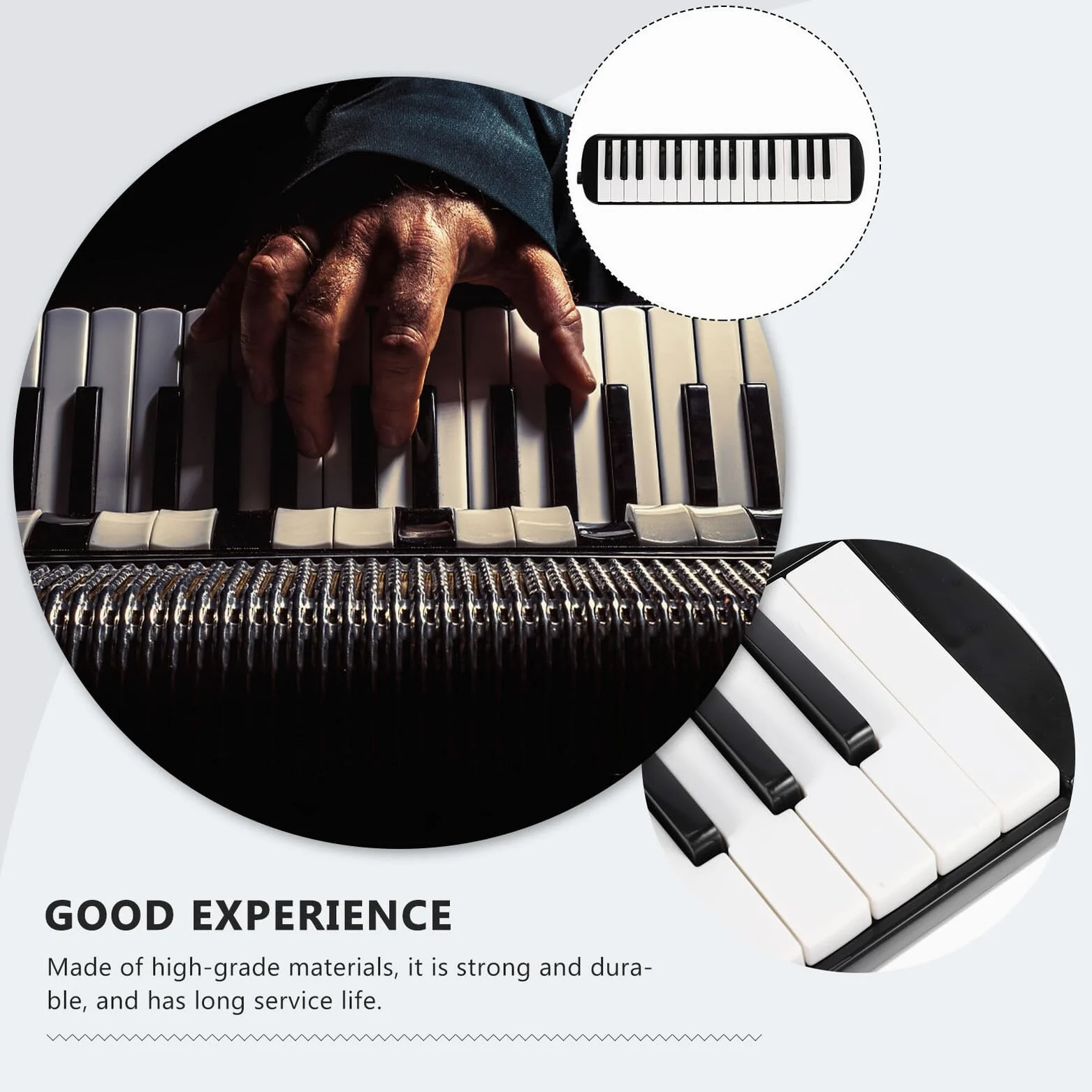 MAGICLULU Melodica Tasti Strumento Melodico Per Principianti Ragazzo Ragazza Adulti Realizzato Materiali Di Robusto e Durevole