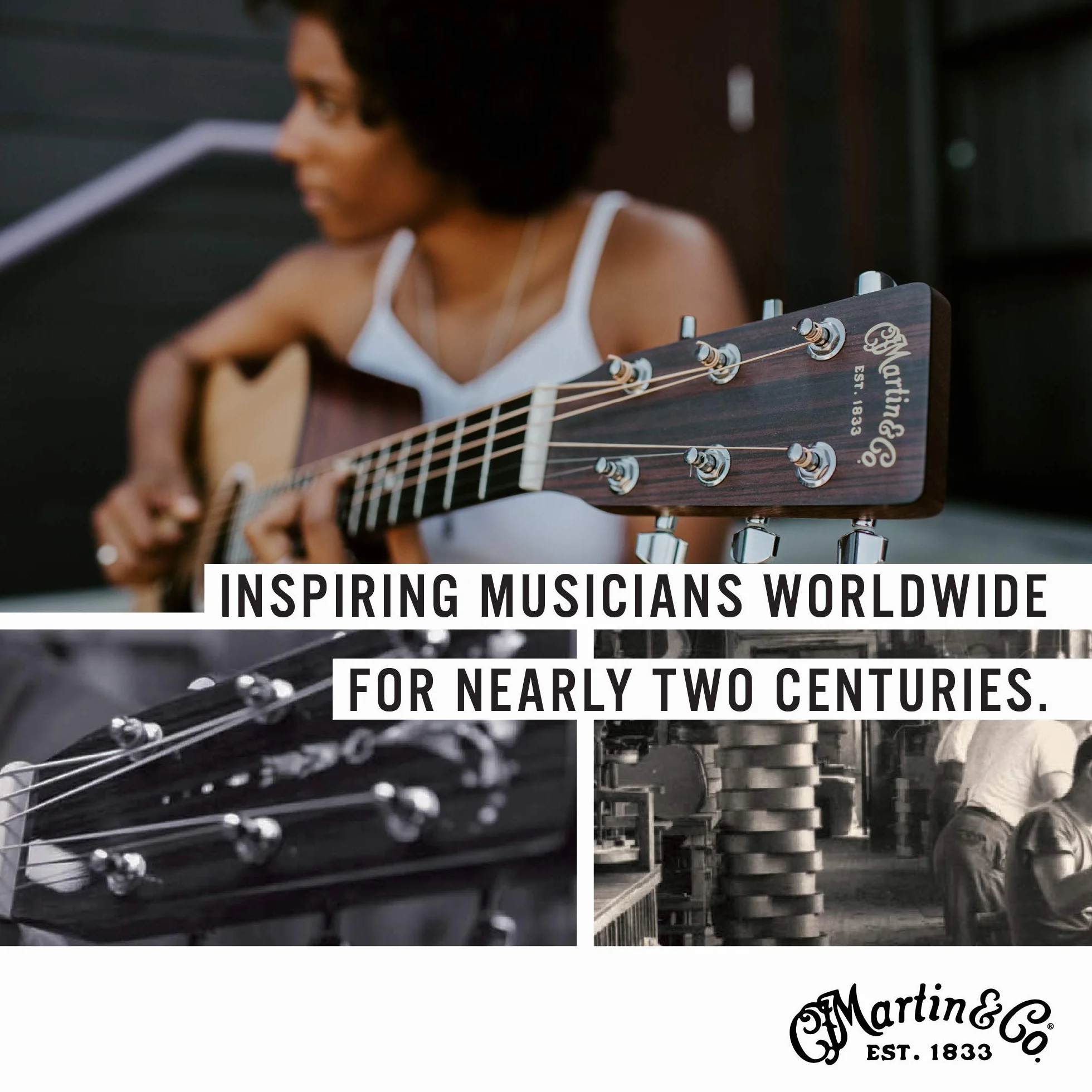 Martin Guitar Road Series D-12E - Chitarra acustica-elettrica con custodia, struttura in abete Sitka e Sapele, tasti D-14 e manico per artisti performanti con cono ad alte prestazioni